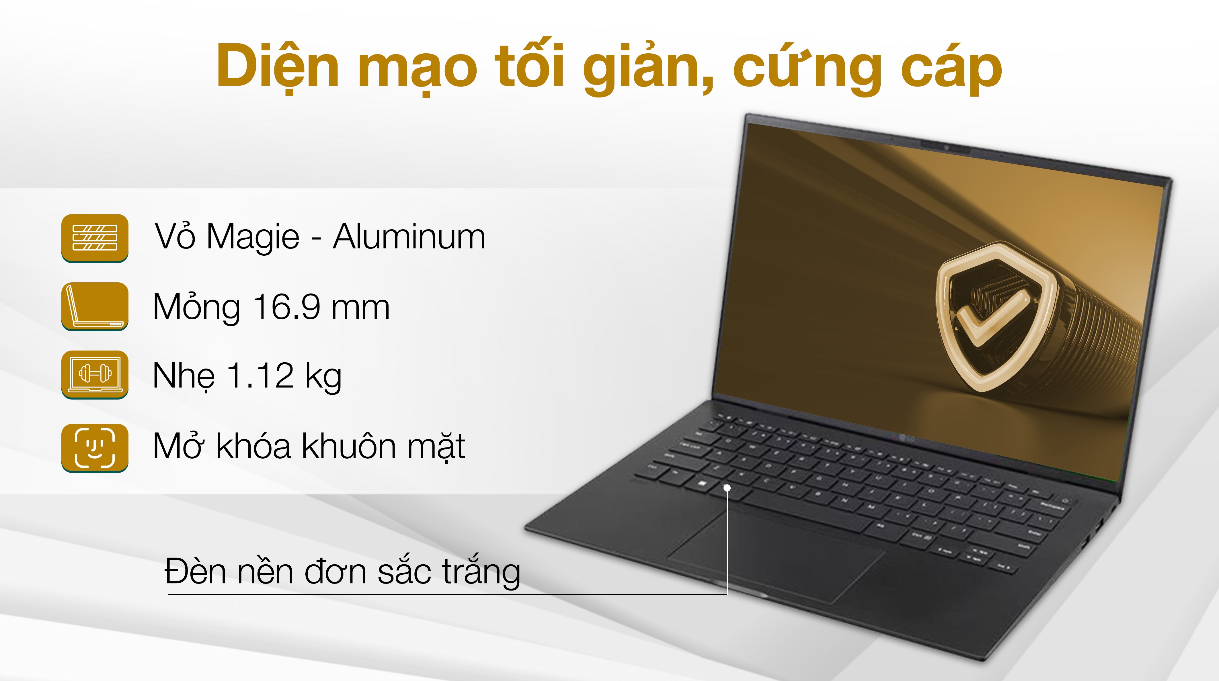 Laptop LG Gram 14Z90S - 14Z90S-G.AH75A5 (Ultra 7 155H, 16GB, 512GB, WUXGA, Win11)