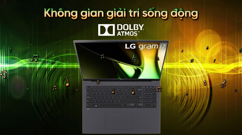 Laptop LG Gram 17Z90S - 17Z90S-G.AH78A5 (Ultra 7 155H, 16GB, 1TB, WQXGA, Win11)