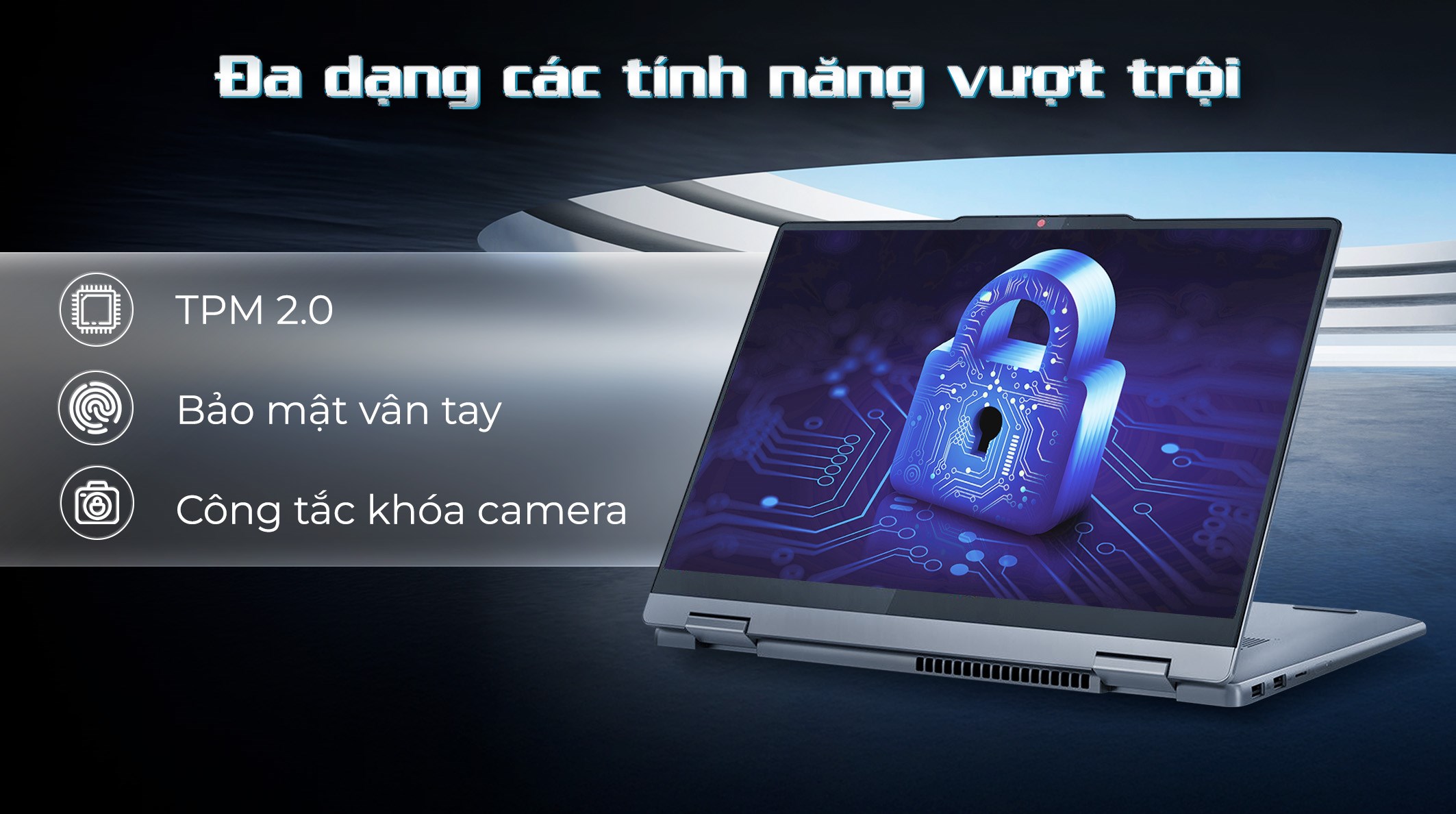 Laptop Lenovo IdeaPad 5 2in1 14IRH9 - 83KX003XVN (i7 13620H, 16GB, 512GB, WUXGA OLED, Cảm ứng, Win11)