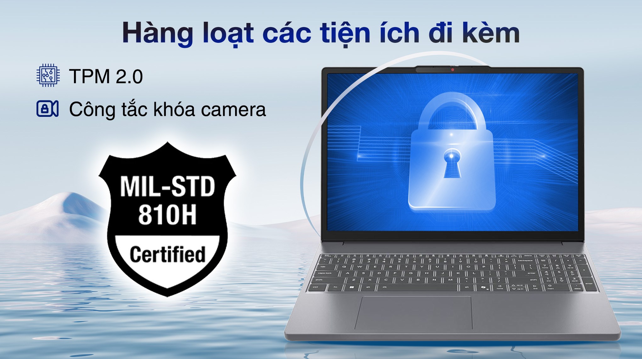 Laptop Lenovo IdeaPad Slim 3 15IRH10 - 83K1000GVN (i5 13420H, 24GB, 512GB, WUXGA, Win11)