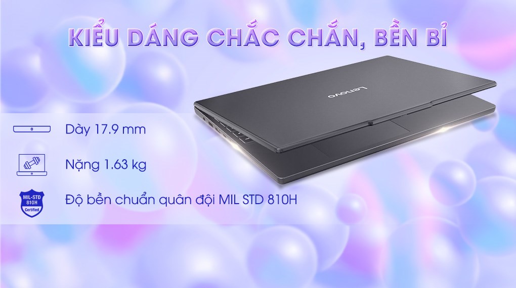 Laptop Lenovo IdeaPad Slim 3 15IRH10 - 83K1000JVN (i7 13620H, 16GB, 512GB, WUXGA, Win11)