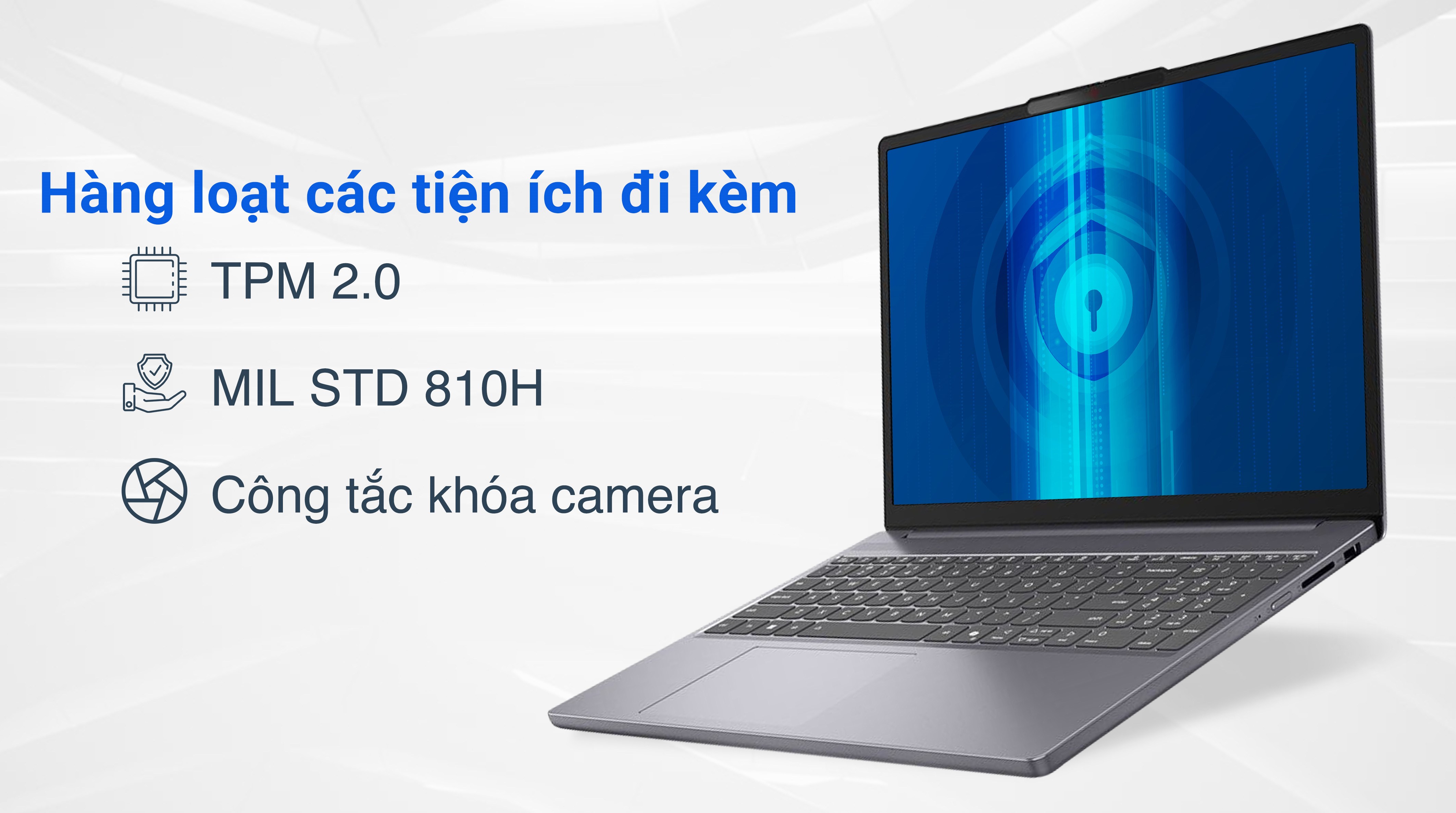 Laptop Lenovo IdeaPad Slim 3 15IRH10 - 83K1000FVN (i7 13620H, 24GB, 512GB, WUXGA, Win11)