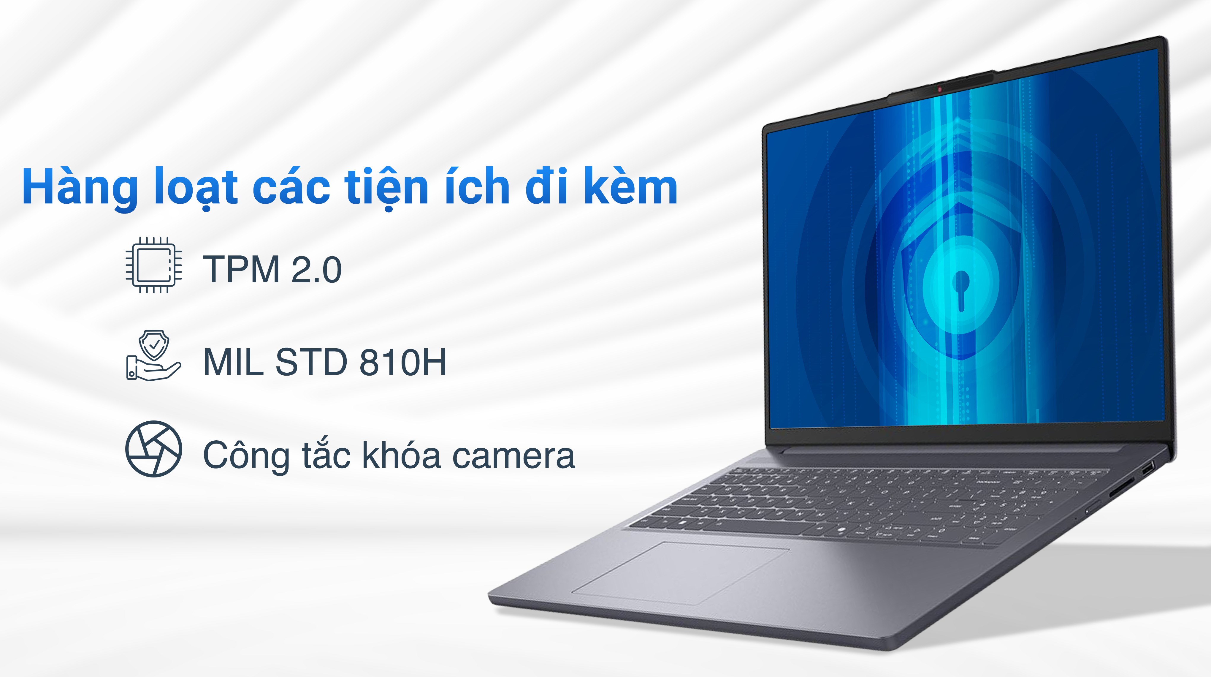 Laptop Lenovo IdeaPad Slim 3 16IRH10 - 83K20004VN (i7 13620H, 24GB, 512GB, WUXGA, Win11)