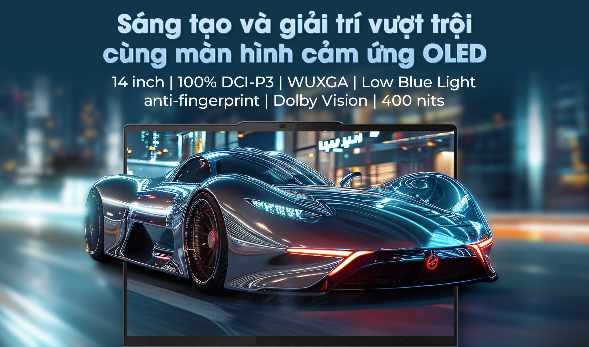 Laptop Lenovo Yoga 7 2in1 14IML9 - 83DJ001FVN (Ultra 7 155H, 16GB, 512GB, WUXGA OLED, Cảm ứng, OfficeHS, Win11)