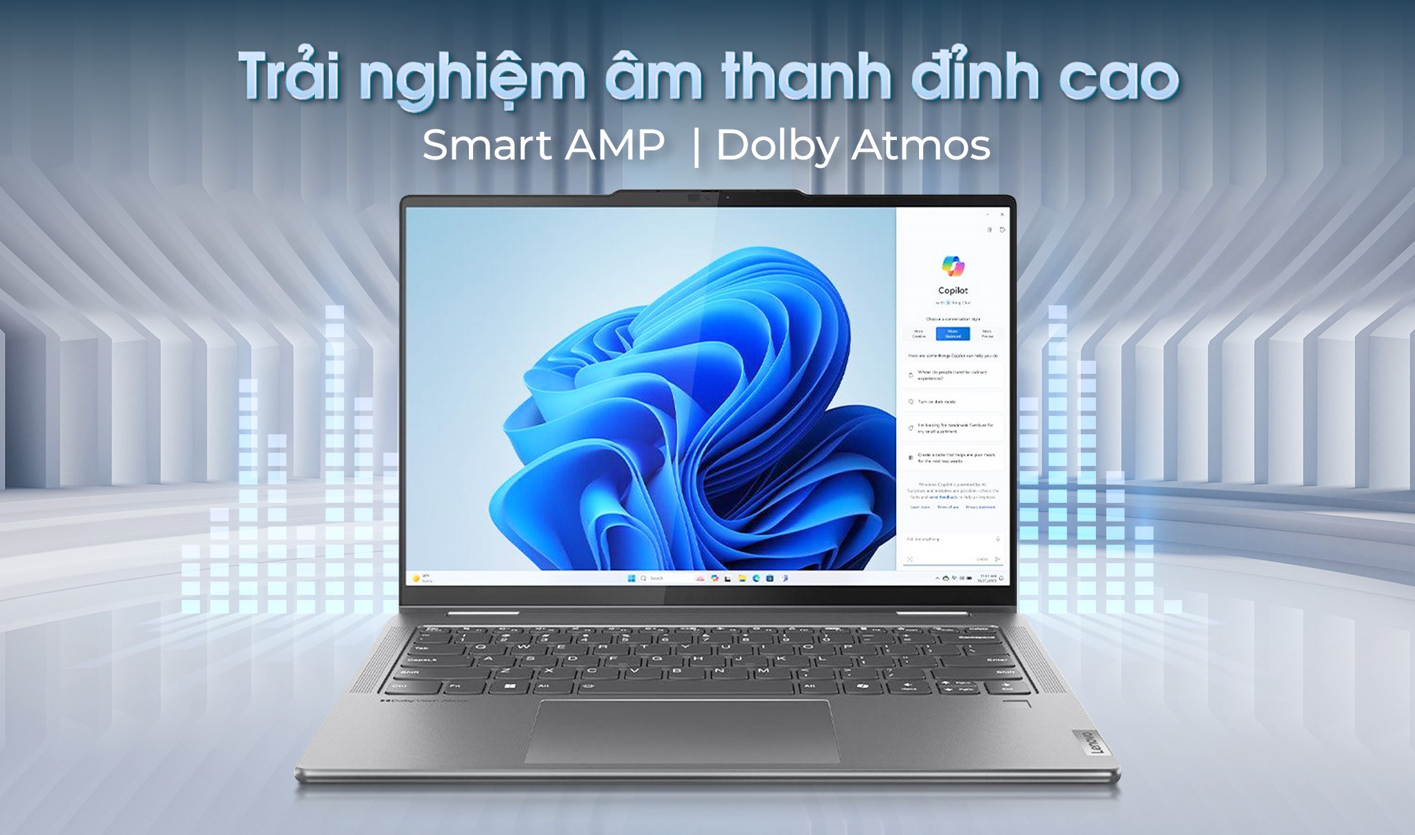 Laptop Lenovo Yoga 7 2in1 14IML9 - 83DJ001FVN (Ultra 7 155H, 16GB, 512GB, WUXGA OLED, Cảm ứng, OfficeHS, Win11)