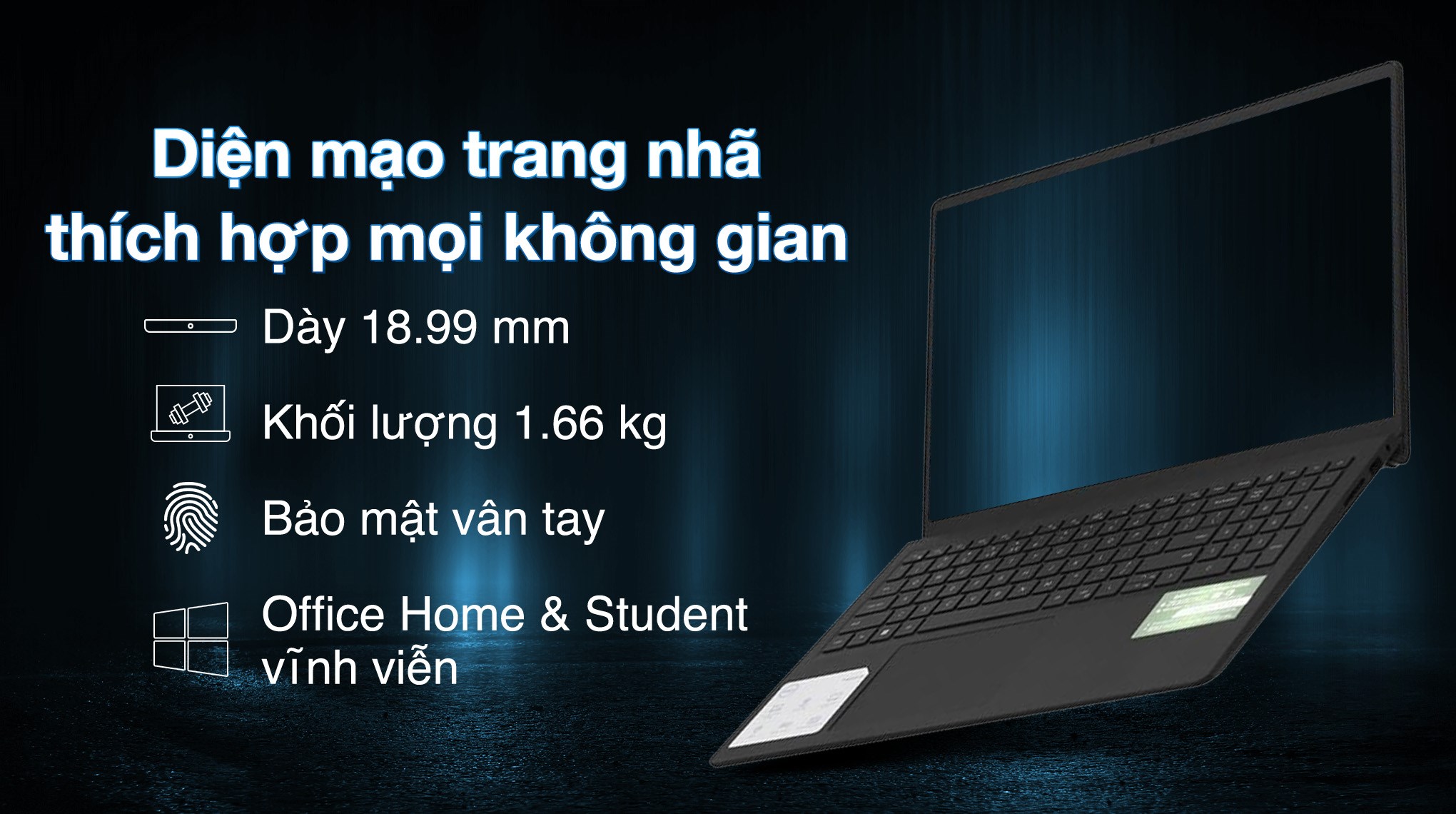 Laptop Dell Inspiron 15 3530 - N5I7305W1 (i7 1355U, 16GB, 512GB, Full HD 120Hz, OfficeH24+365, Win11)