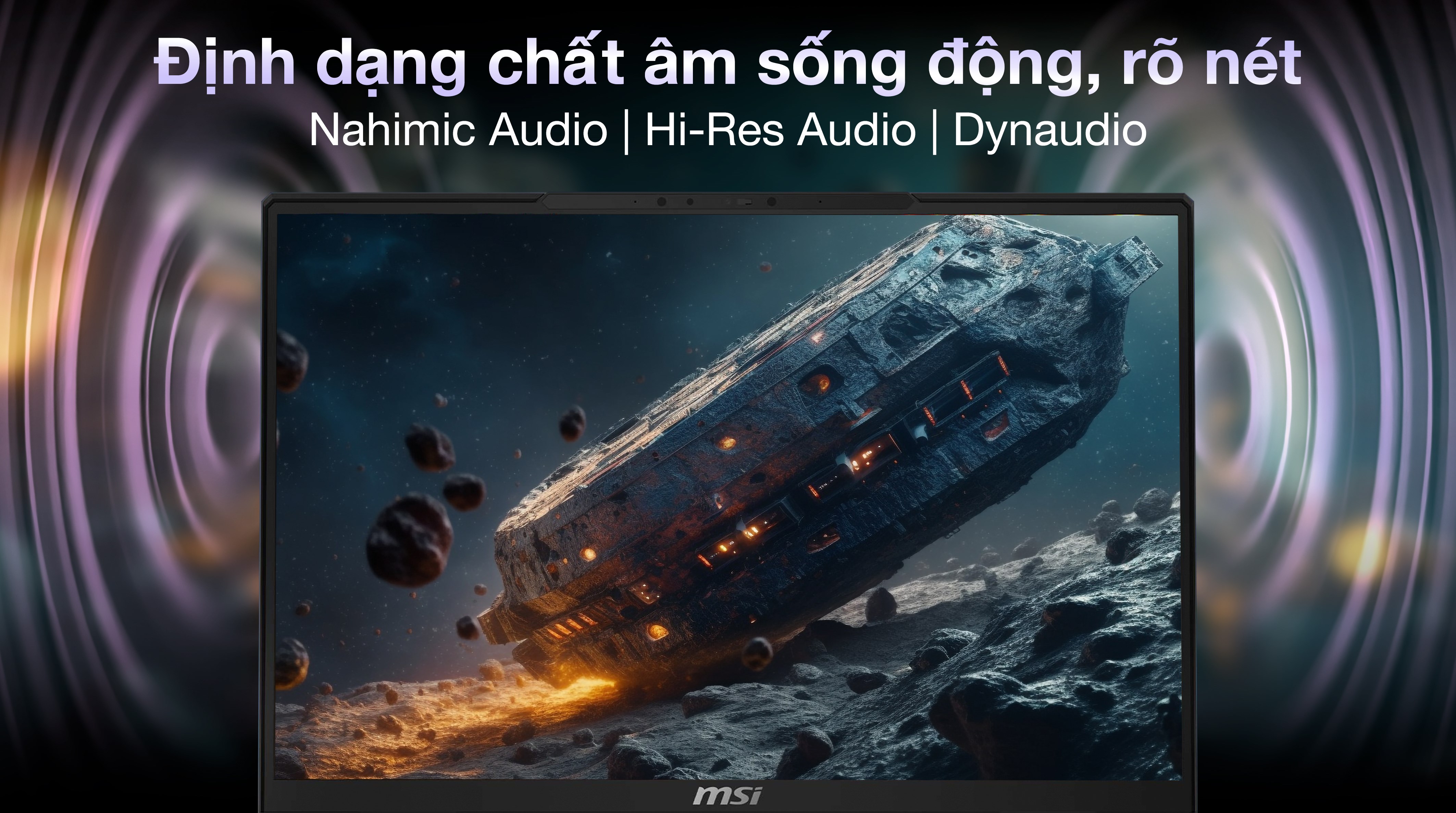 Laptop MSI Gaming Titan 18 HX AI A2XWJG - 035VN (Ultra 9 285HX, 96GB, 6TB, RTX 5090 24GB, 4K 120Hz, Win11)