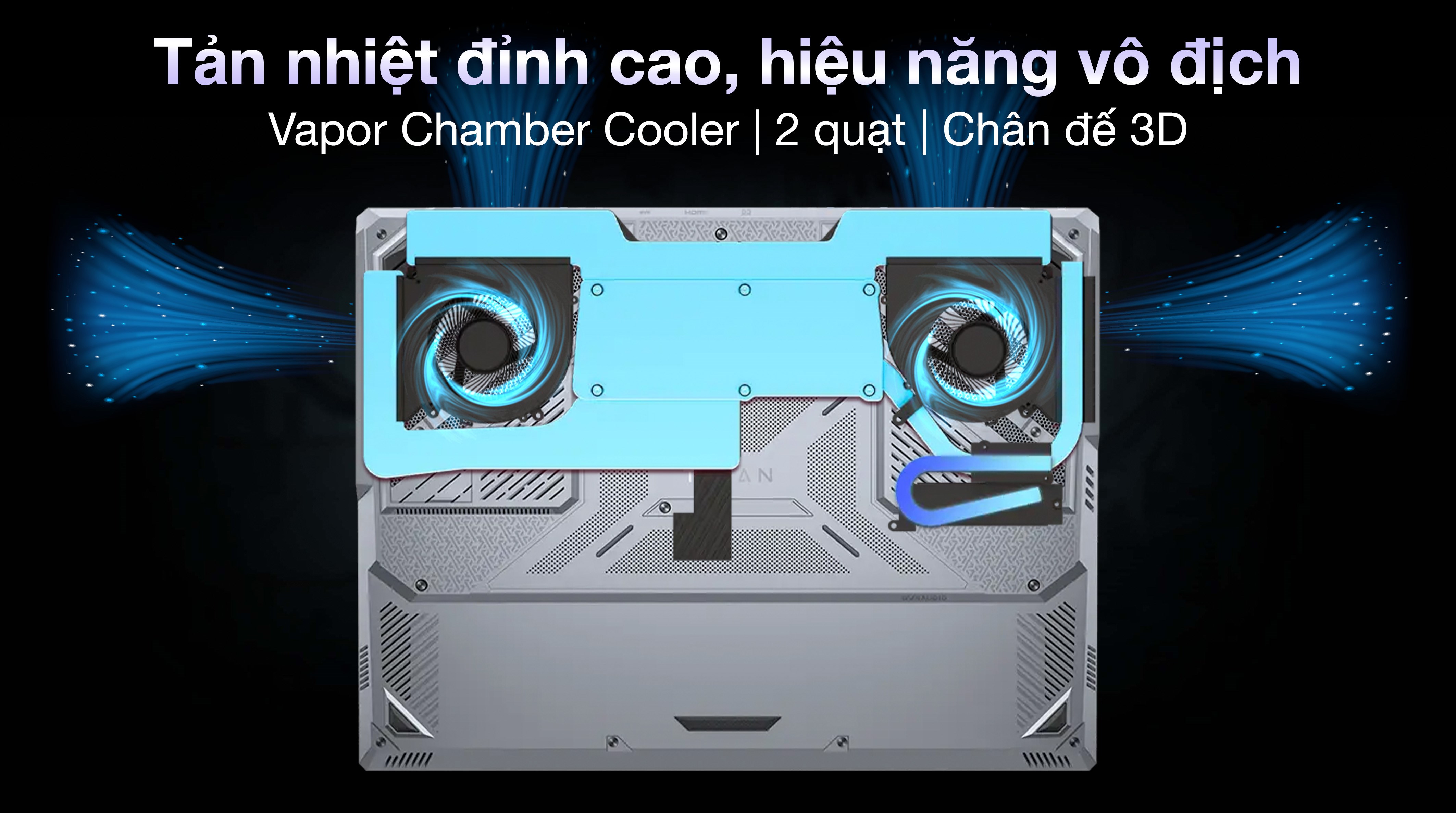 Laptop MSI Gaming Titan 18 HX AI A2XWJG - 035VN (Ultra 9 285HX, 96GB, 6TB, RTX 5090 24GB, 4K 120Hz, Win11)