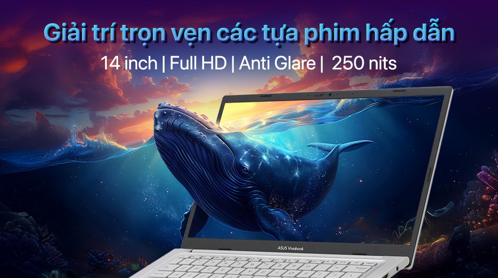 Laptop Asus Vivobook 14 X1404VA - NK771WS (i5 1334U, 16GB, 512GB, Full HD, OfficeH24+365, Win11)