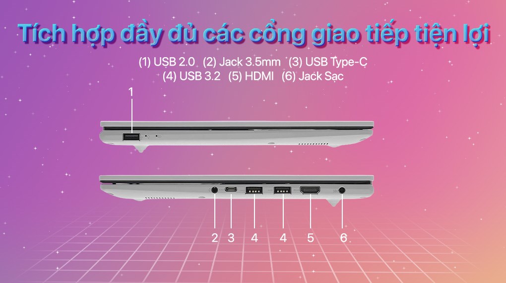 Laptop Asus Vivobook 14 X1404VA - NK771WS (i5 1334U, 16GB, 512GB, Full HD, OfficeH24+365, Win11)