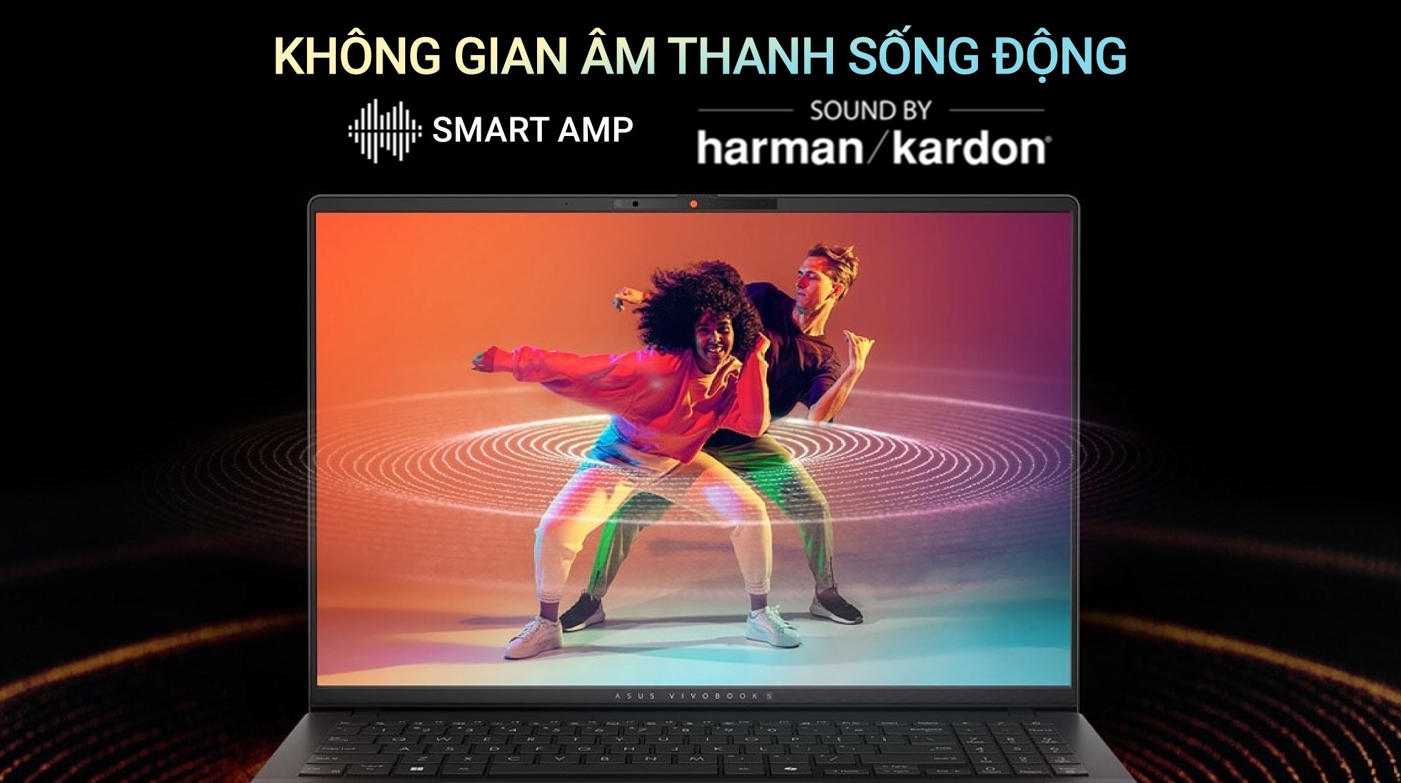 Laptop Asus Vivobook S16 M5606KA - RI016WS (R7 AI 350, 24GB, 512GB, 2.8K OLED 120Hz, OfficeH24+365, Win11)