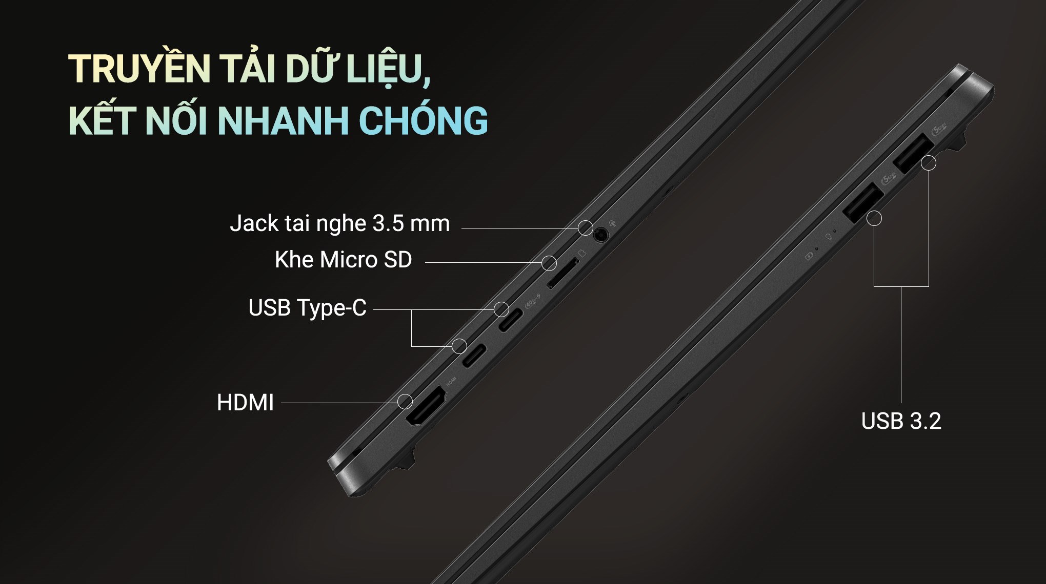 Laptop Asus Vivobook S16 M5606KA - RI016WS (R7 AI 350, 24GB, 512GB, 2.8K OLED 120Hz, OfficeH24+365, Win11)