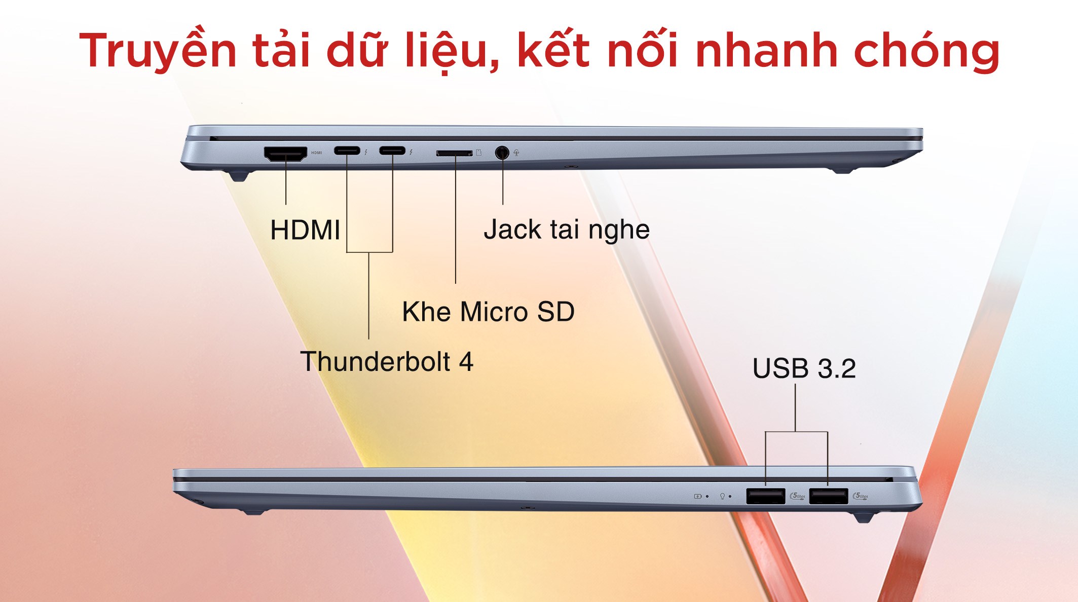 Laptop Asus Vivobook S16 S5606CA - RI114WS (Ultra 5 225H, 16GB, 512GB, 2.8K 120Hz, OfficeH24+365, Win11)