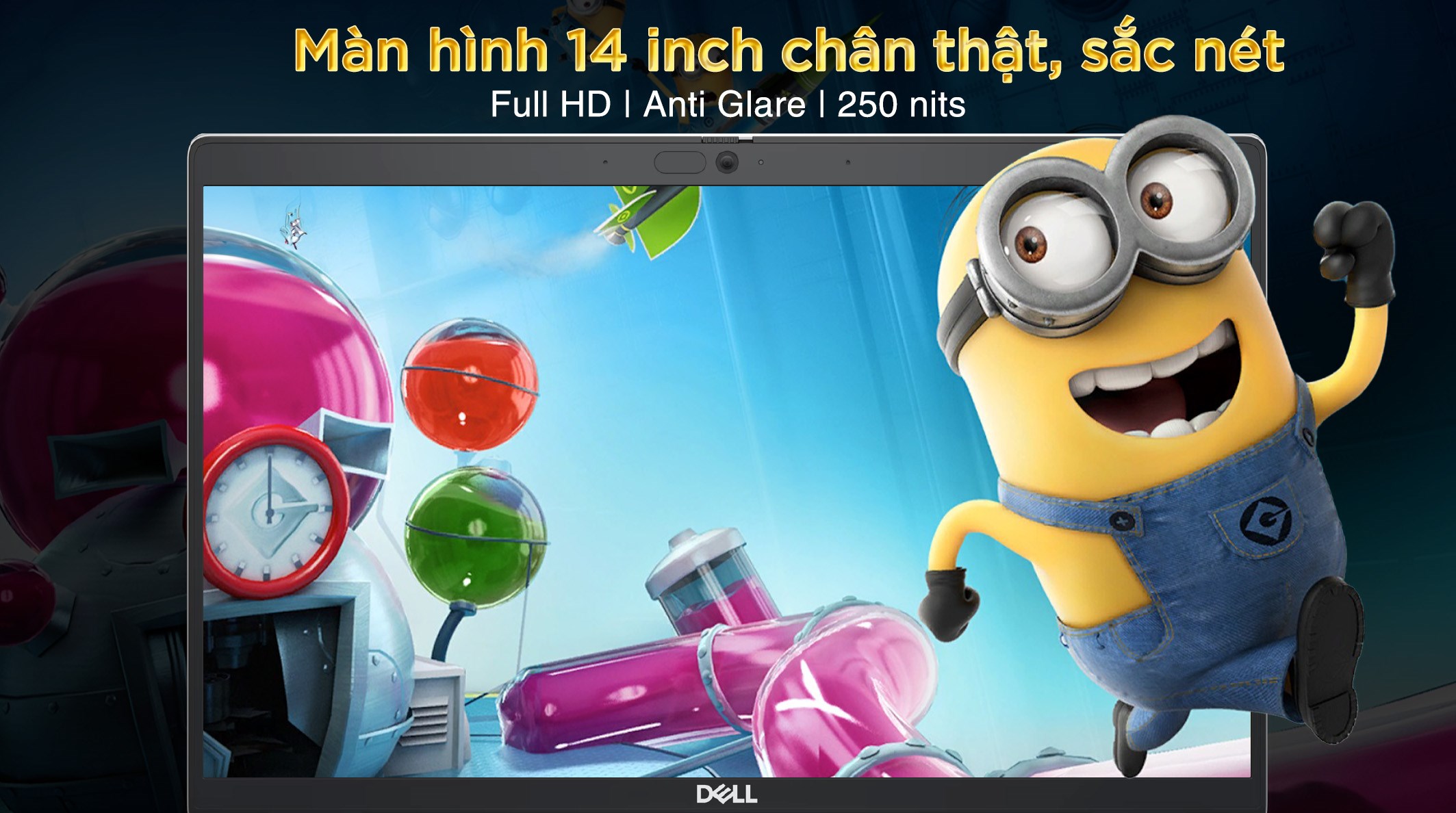 Laptop Dell Latitude 5450 - L5450-125U-16512W (Ultra 5 125U, 16GB, 512GB, Full HD, Win11)