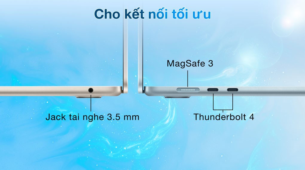 MacBook Air 13 inch M4 16GB/512GB - Cổng kết nối