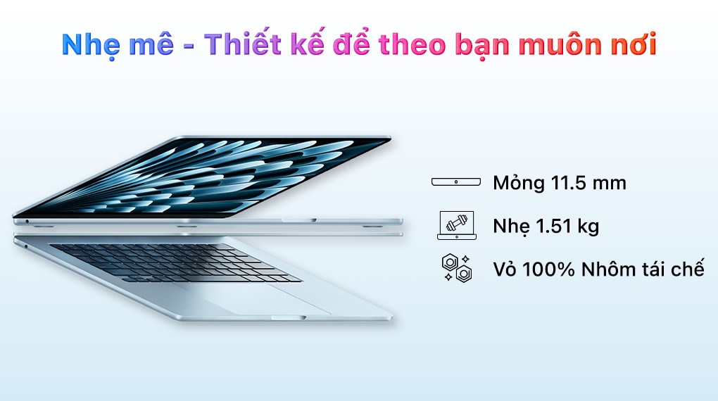 Laptop MacBook Air 15 inch M4 24GB/256GB