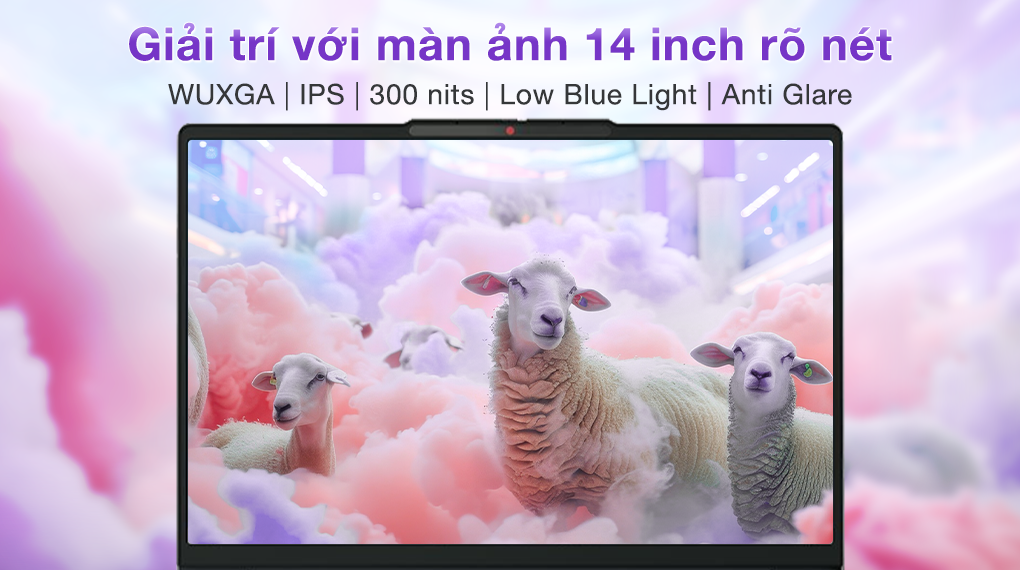 Laptop Lenovo IdeaPad Slim 3 14IRH10 - 83K0000AVN (i5 13420H, 24GB, 512GB, WUXGA, Win11)