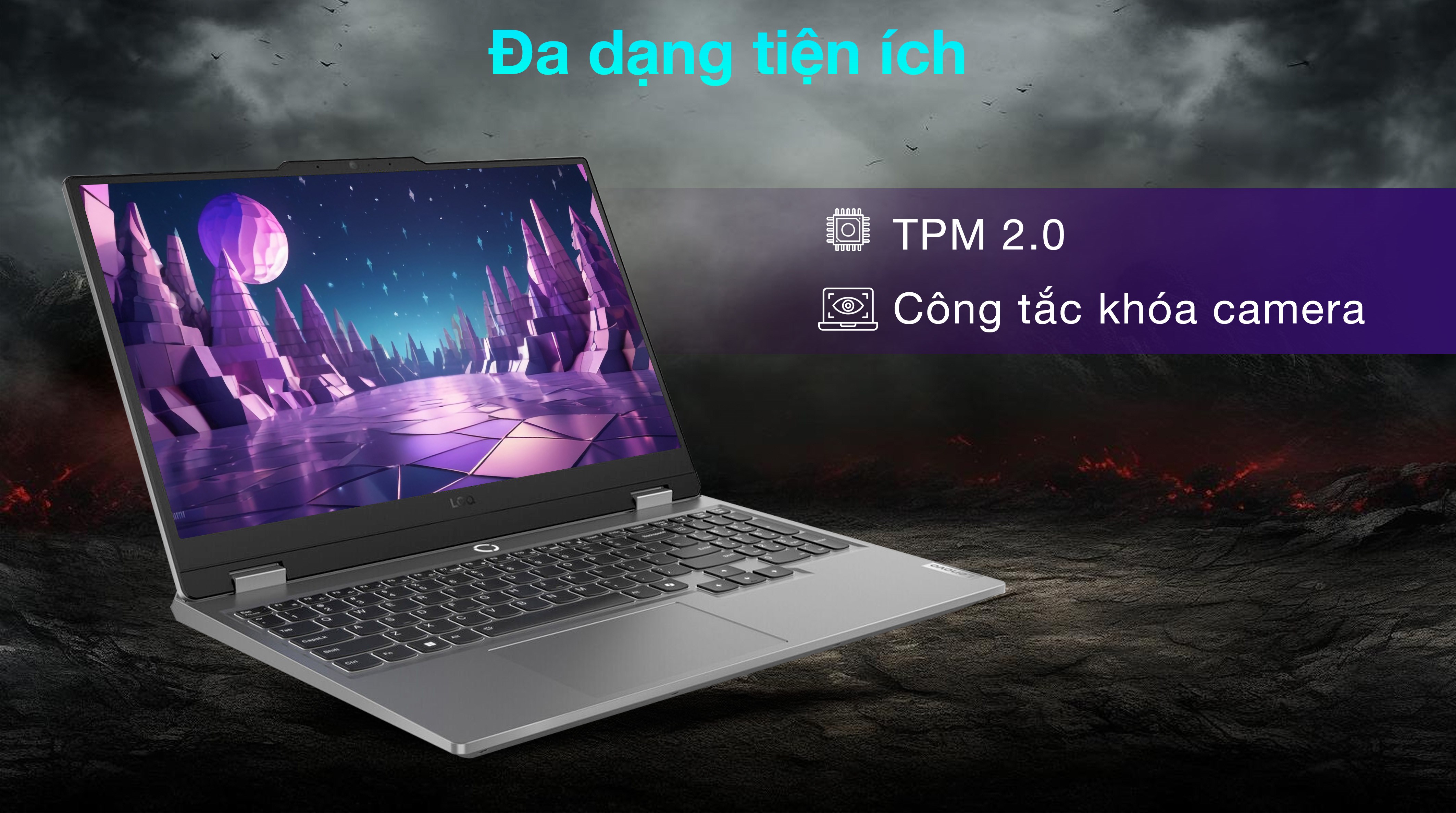 Laptop Lenovo Gaming LOQ 15IRX9 - 83DV003CVN (i5 13450HX, 16GB, 512GB, RTX 3050 6GB, Full HD 144Hz, Win11)