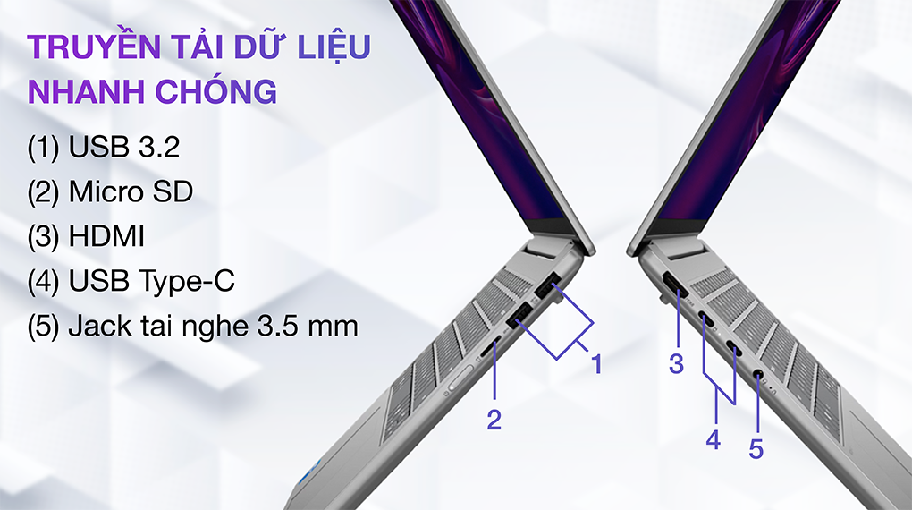 Laptop Lenovo IdeaPad Slim 5 14IRH10 - 83HR005YVN (i5 13420H, 16GB, 1TB, WUXGA OLED, OfficeH24+365, Win11)