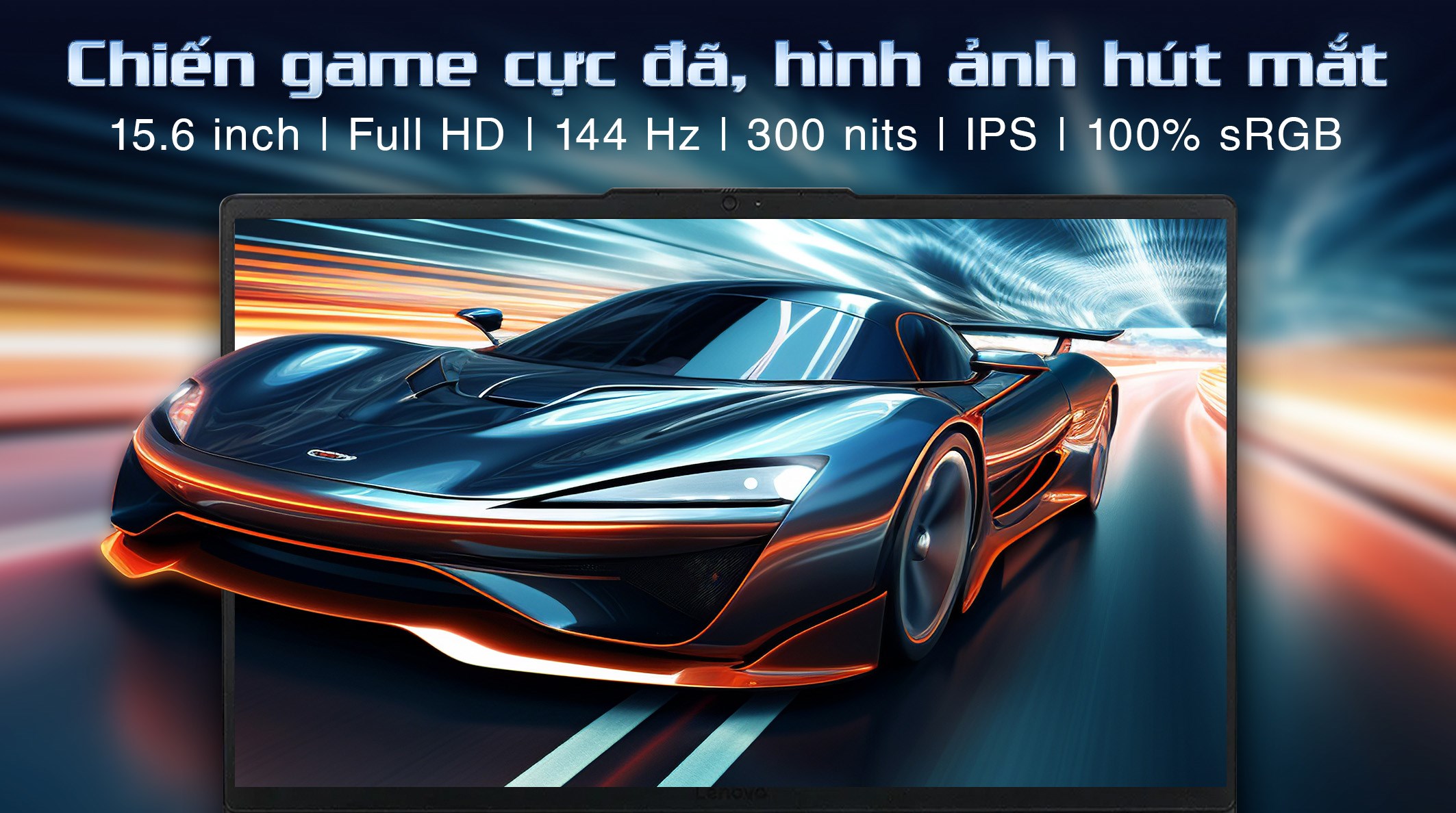 Laptop Lenovo Gaming LOQ 15IAX9E - 83LK0079VN (i5 12450HX, 16GB, 512GB, RTX 3050 6GB, Full HD 144Hz, Win11)