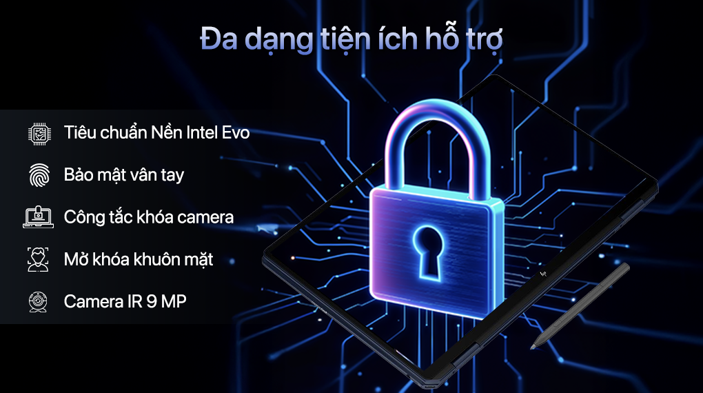 Laptop HP OmniBook UF 14 fh0040TU - B13VHPA (Ultra 7 258V, 32GB, 1TB, 2.8K OLED 120Hz, Cảm ứng, OfficeHS+365, Win11)