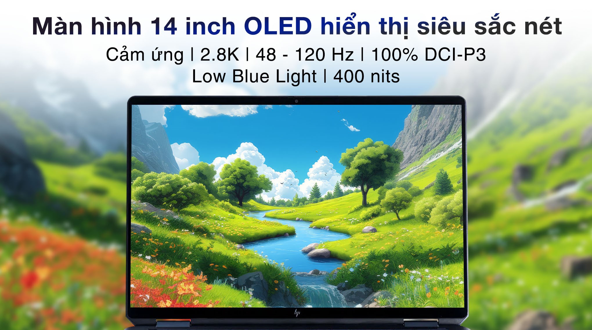 Laptop HP OmniBook UF 14 fh0038TU - B2CP4PA (Ultra 9 288V, 32GB, 1TB, 2.8K OLED 120Hz, Cảm ứng, OfficeHS+365, Win11)