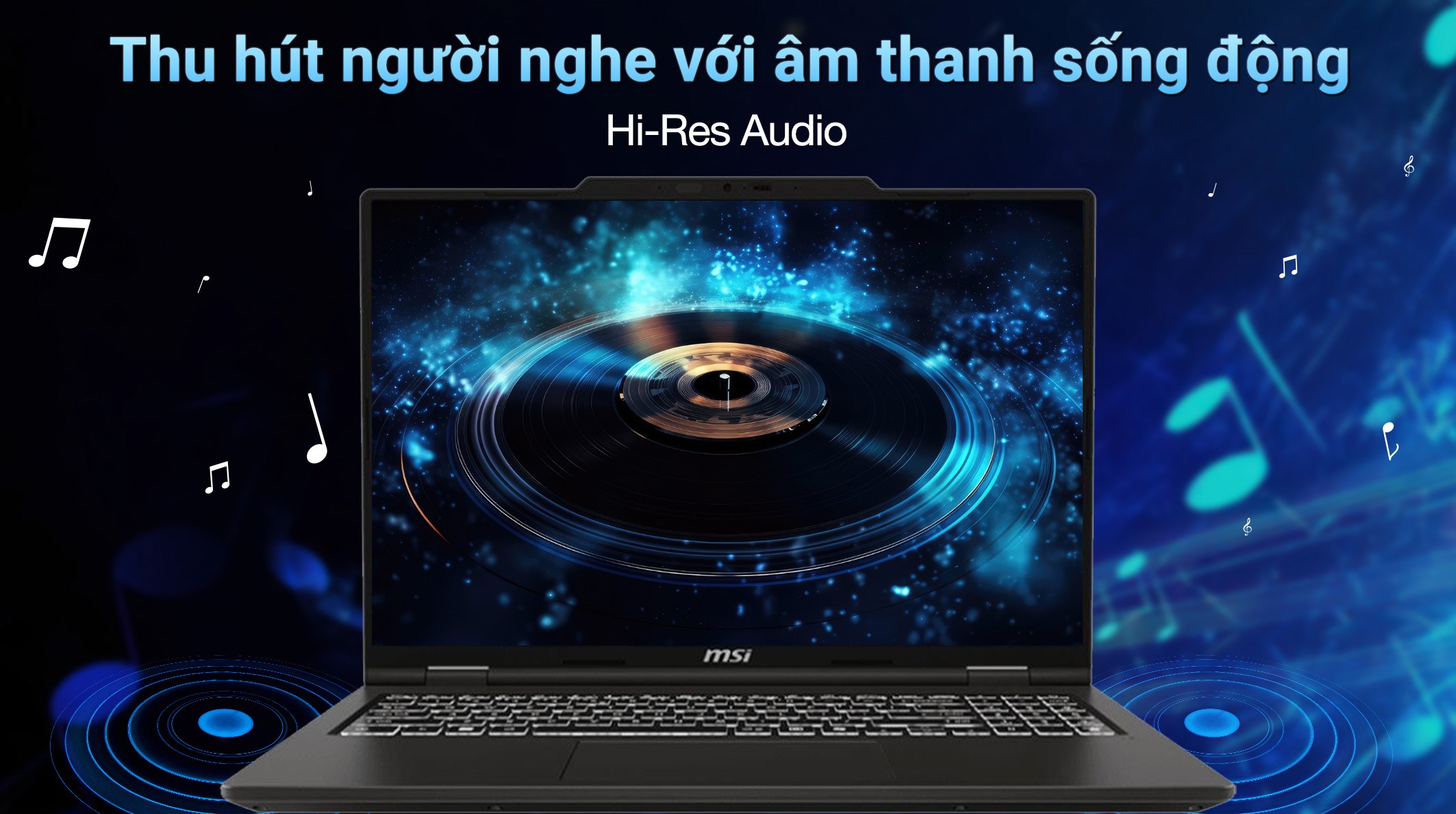 Laptop MSI VenturePro 16 AI A1VEG - 003VN (Ultra 7 155H, 16GB, 512GB, RTX 4050 6GB, 2K OLED 120Hz, Win11)