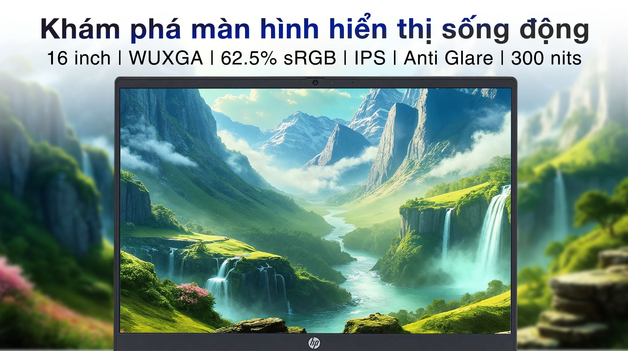 Laptop HP Pavilion 16 af0052TU - AY8C1PA (Ultra 7 155U, 16GB, 1TB, WUXGA, OfficeHS+365, Win11)