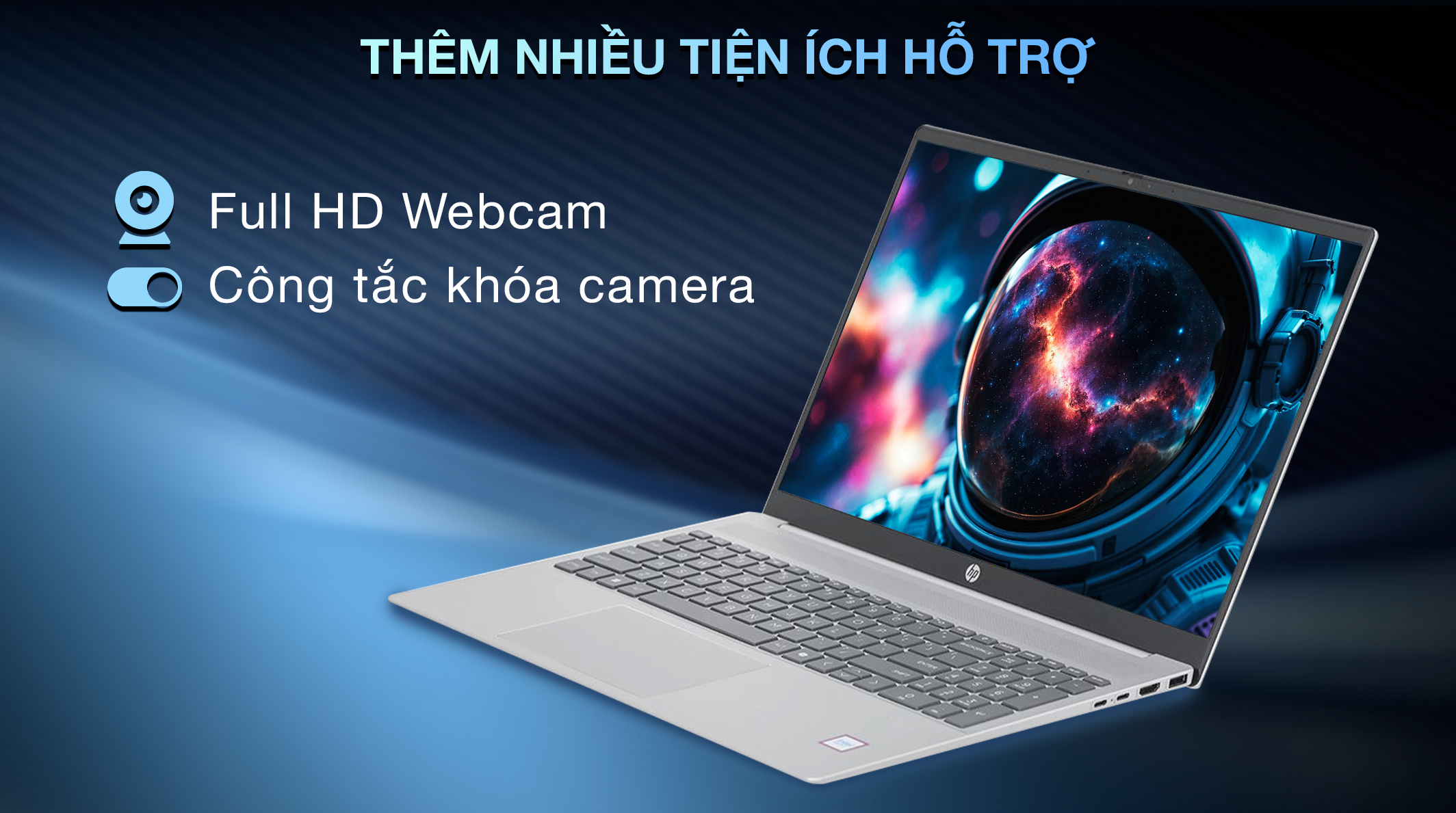 Laptop HP Pavilion 16 af0054TU - AY8C3PA (Ultra 5 125U, 16GB, 1TB, WUXGA, OfficeHS+365, Win11)