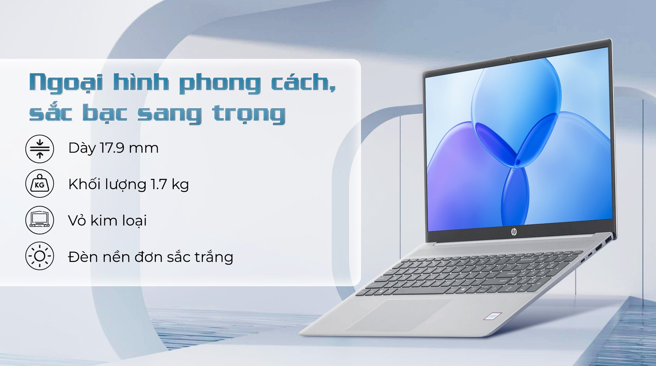 Laptop HP Pavilion 16 af0055TU - AY8C4PA (Ultra 5 125U, 16GB, 512GB, WUXGA, OfficeHS+365, Win11)