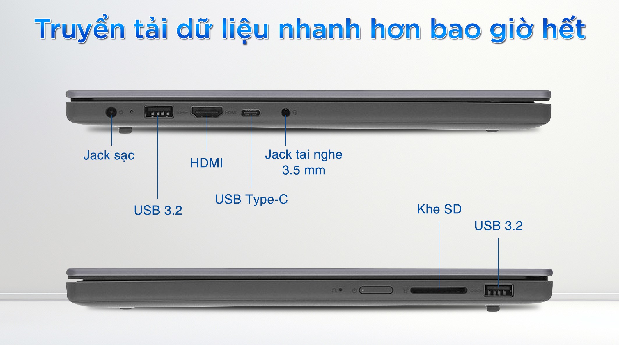 Laptop Lenovo Ideapad Slim 3 14IRH10 - 83K0000CVN (i5 13420H, 24GB, 512GB, WUXGA OLED, Win11)