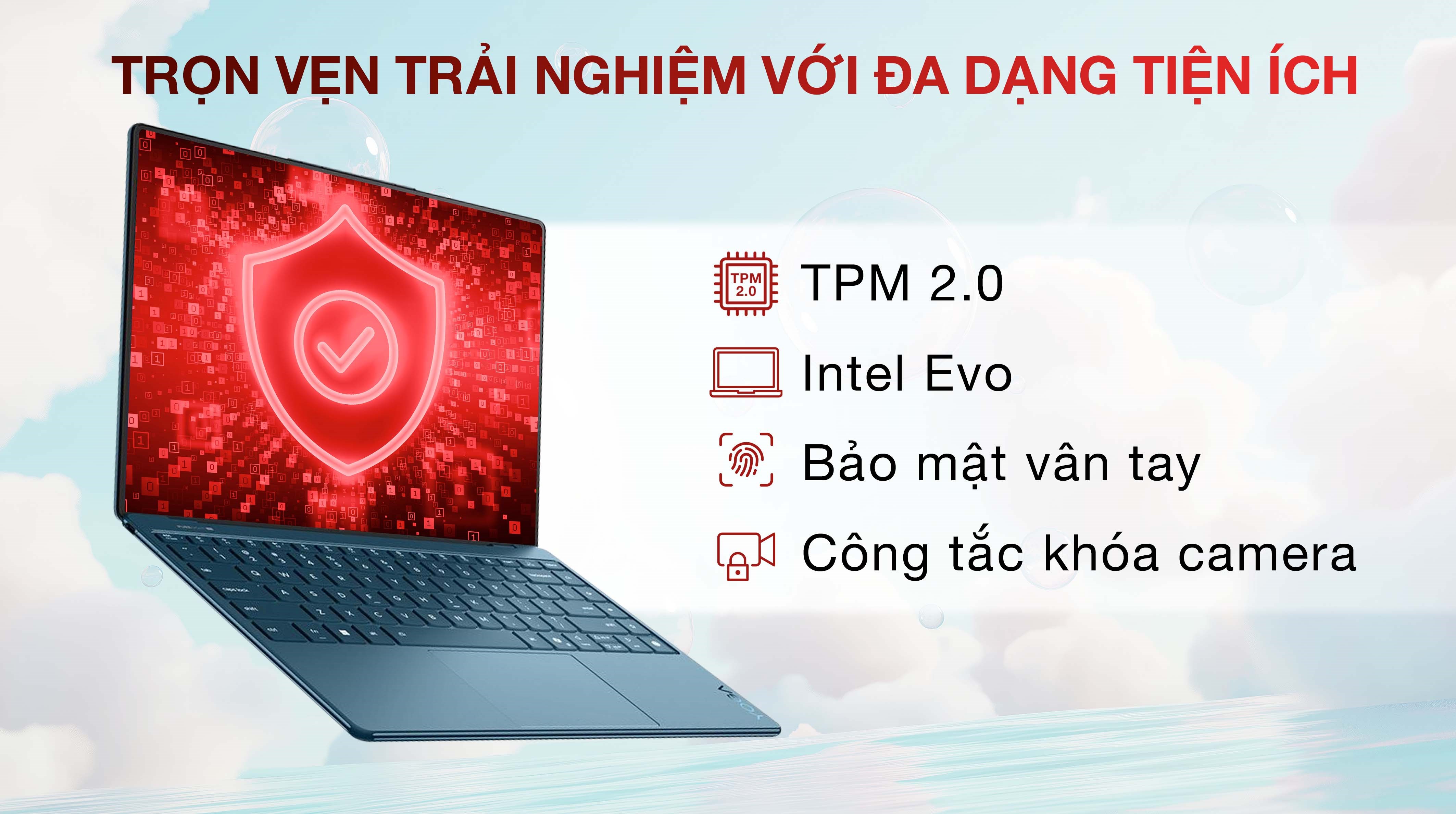 Laptop Lenovo Yoga Slim 9 OLED 14ILL10 - 83CX001AVN (Ultra 7 258V, 32GB, 1TB, 4K OLED 120Hz, Cảm ứng, OfficeH24+365, Win11)