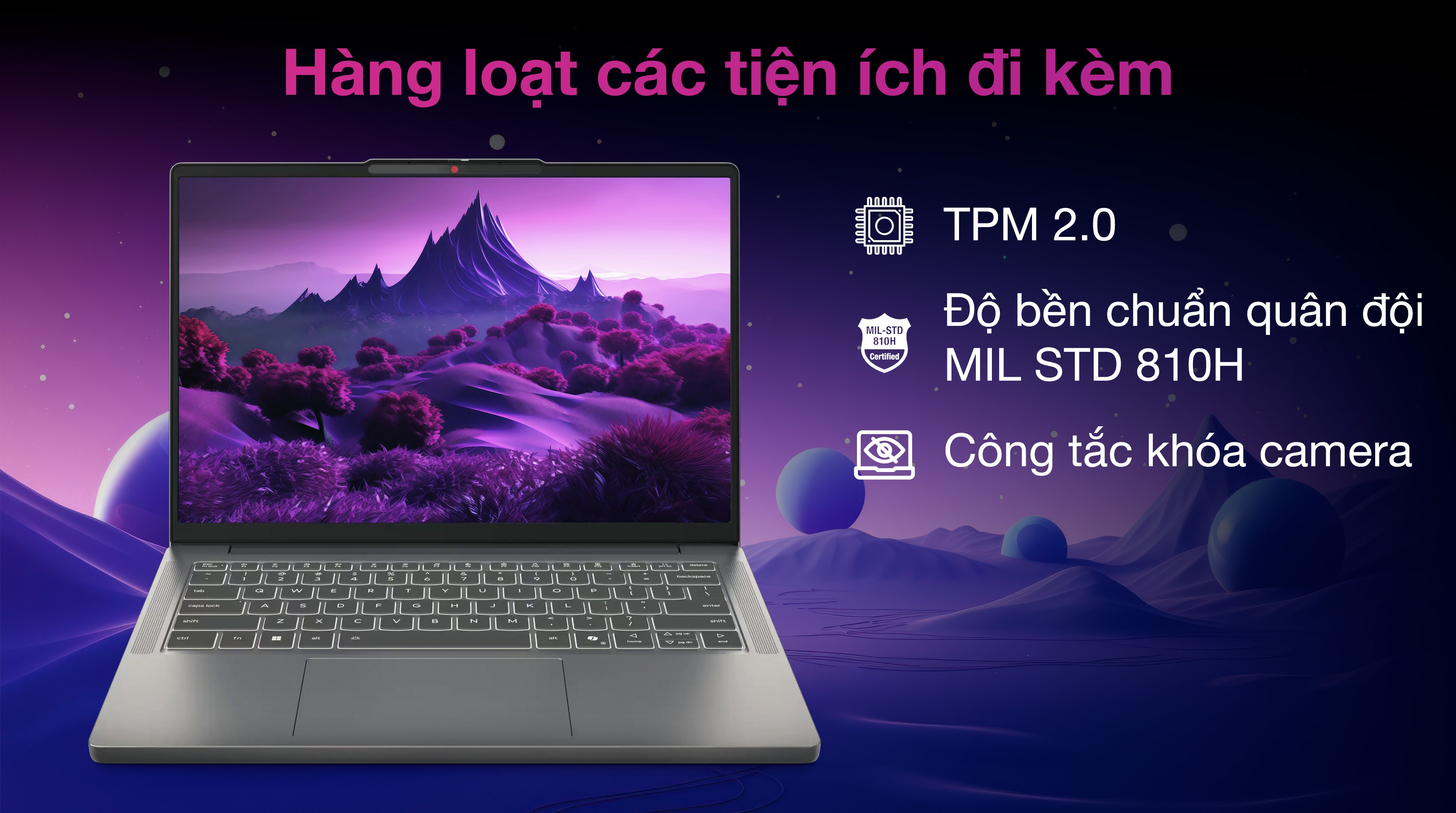 Laptop Lenovo IdeaPad Slim 3 14IRH10 - 83K00009VN (i7 13620H, 24GB, 512GB, WUXGA, Win11)