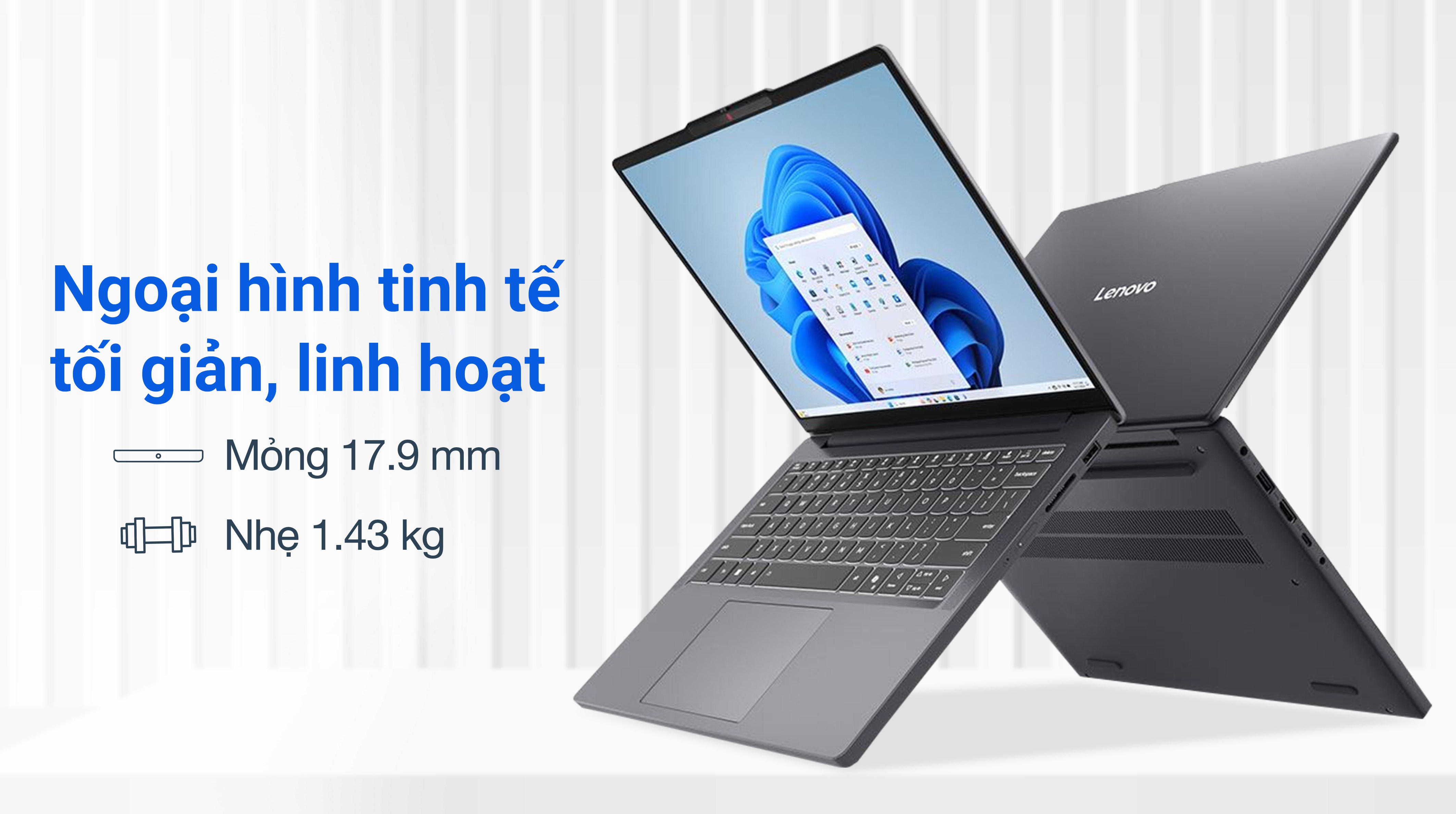 Laptop Lenovo IdeaPad Slim 3 14IRH10 - 83K00007VN (i7 13620H, 16GB, 512GB, WUXGA, Win11)