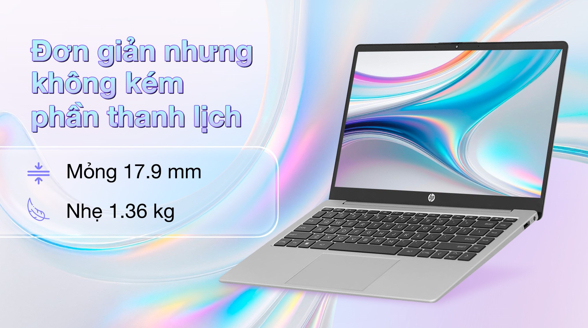 Laptop HP 245 G10 - B8PF9AT (R5 7530U, 8GB, 512GB, Full HD, Win11)