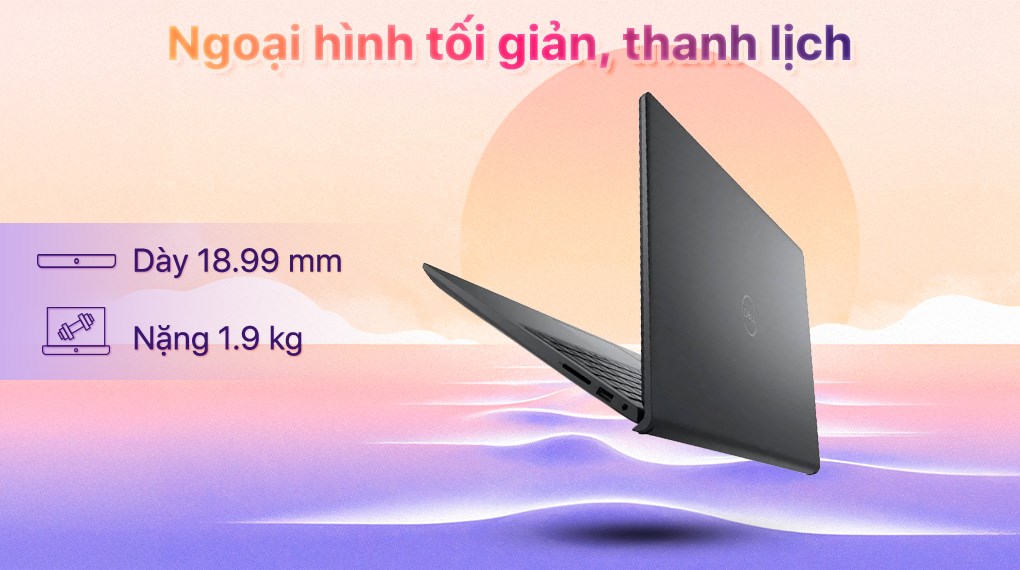 Laptop Dell Inspiron 15 3520 - 71054775 (i5 1235U, 16GB, 512GB, Full HD 120Hz, OfficeH24+365, KYHD, Win11)