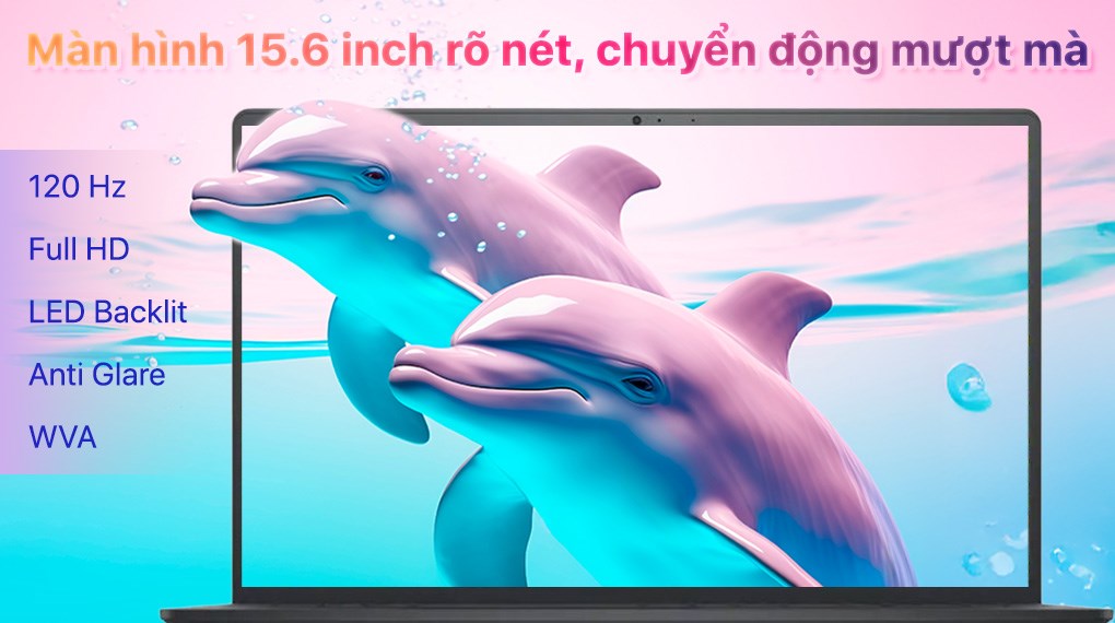 Laptop Dell Inspiron 15 3520 - 71054775 (i5 1235U, 16GB, 512GB, Full HD 120Hz, OfficeH24+365, KYHD, Win11)