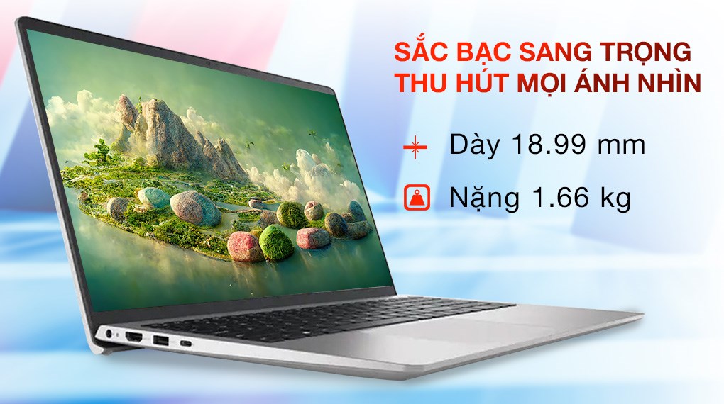 Laptop Dell Inspiron 15 3530 - 71053696 (i5 1334U, 16GB, 512GB, Full HD 120Hz, OfficeH24+365, KYHD, Win11)