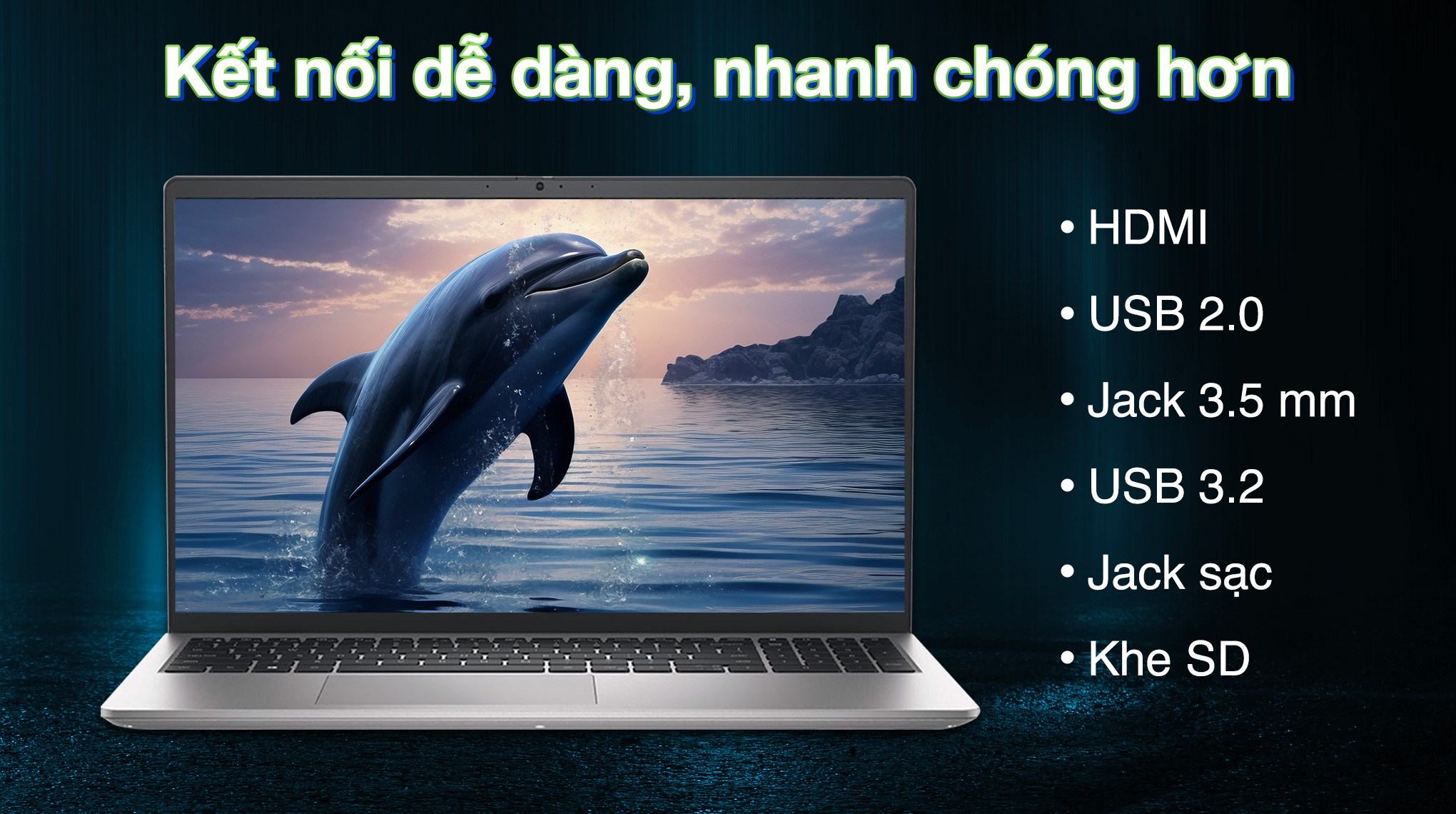 Laptop Dell Inspiron 15 3520 - N3520-i5U085W11SLU (i5 1235U, 8GB, 512GB, Full HD 120Hz, OfficeH24+365, Win11)