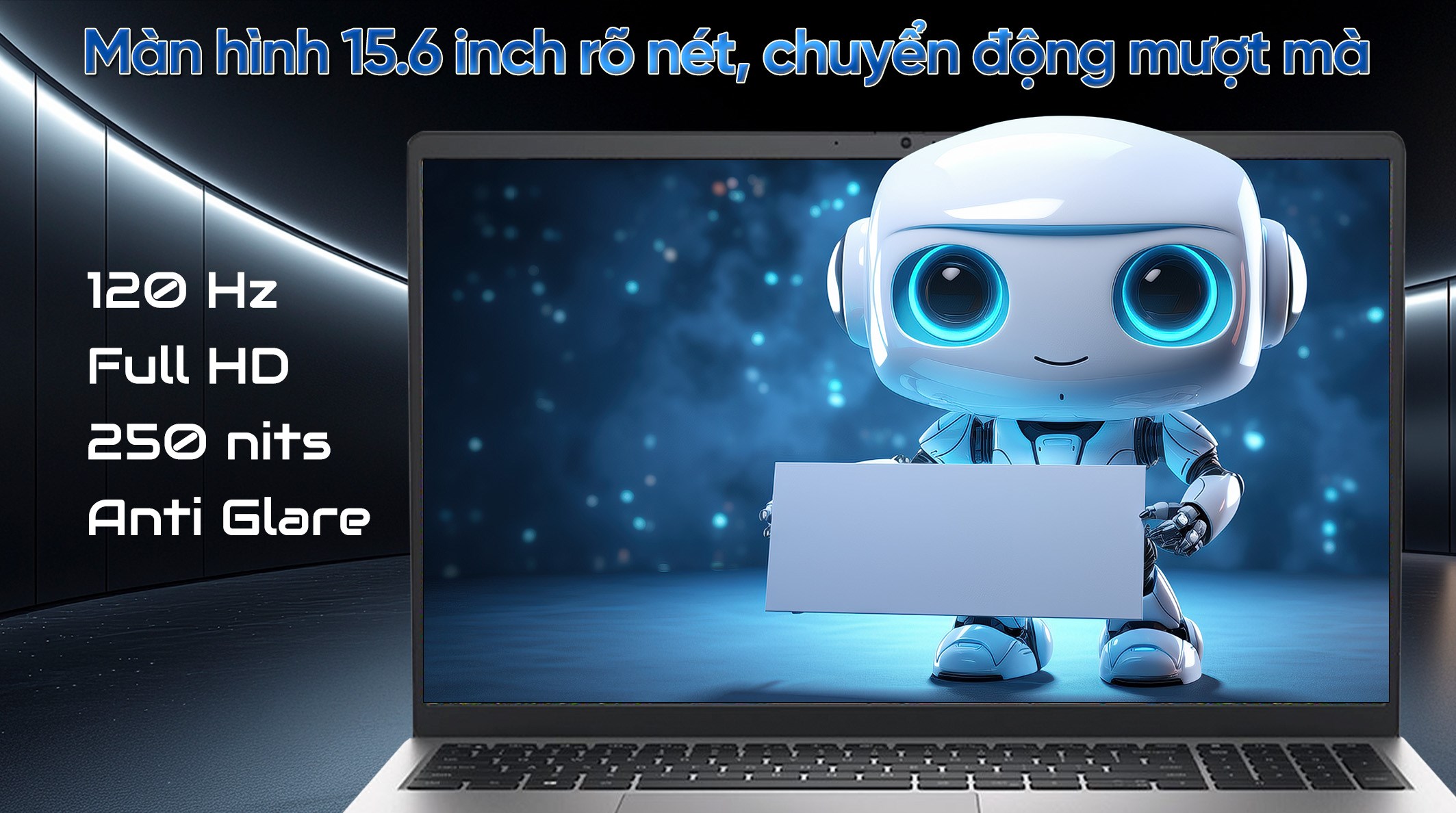 Laptop Dell Inspiron 15 3520 - N3520-i5U165W11SLU-BL (i5 1235U, 16GB, 512GB, Full HD 120Hz, OfficeH24+365, Win11)