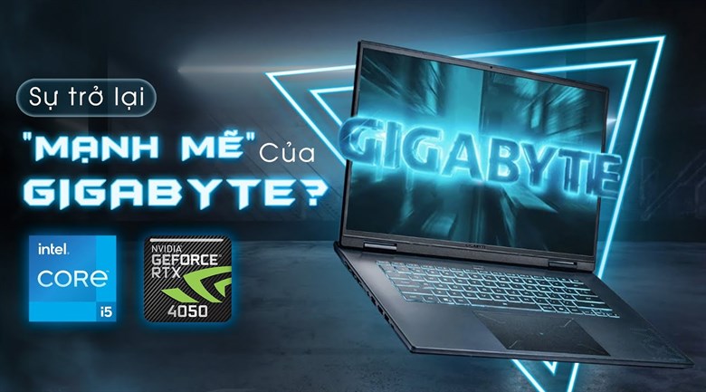 Laptop GIGABYTE Gaming A16 GA6H - GAMING-A16-CMHH2VN893SH (i5 13420H, 16GB, 512GB, RTX 4050 6GB, WUXGA 165Hz, Win11)