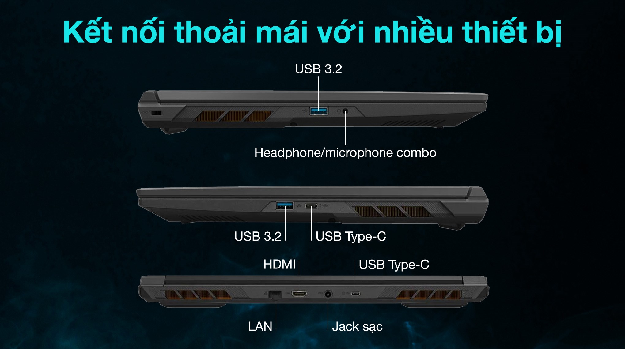 Laptop GIGABYTE Gaming G6X 9KG C6LG - 9RC6L9KGHSJIX1VN000 (i7 13650HX, 16GB, 1TB, RTX 4060 8GB, WUXGA 165Hz, Win11)