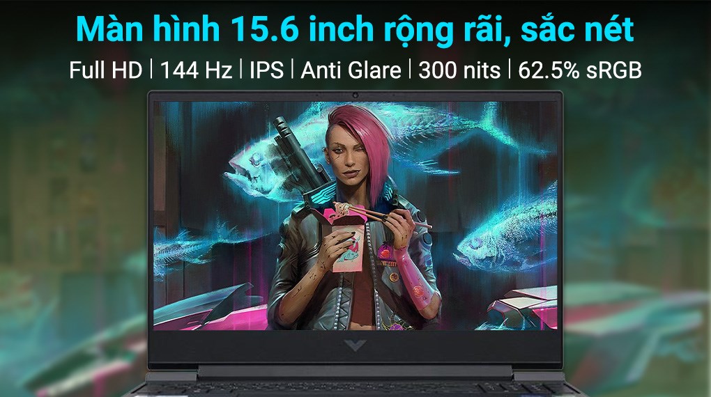 Laptop HP Gaming VICTUS 15 fa2731TX - B85LNPA (i5 13420H, 16GB, 512GB, RTX 3050 6GB, Full HD 144Hz, Win11)