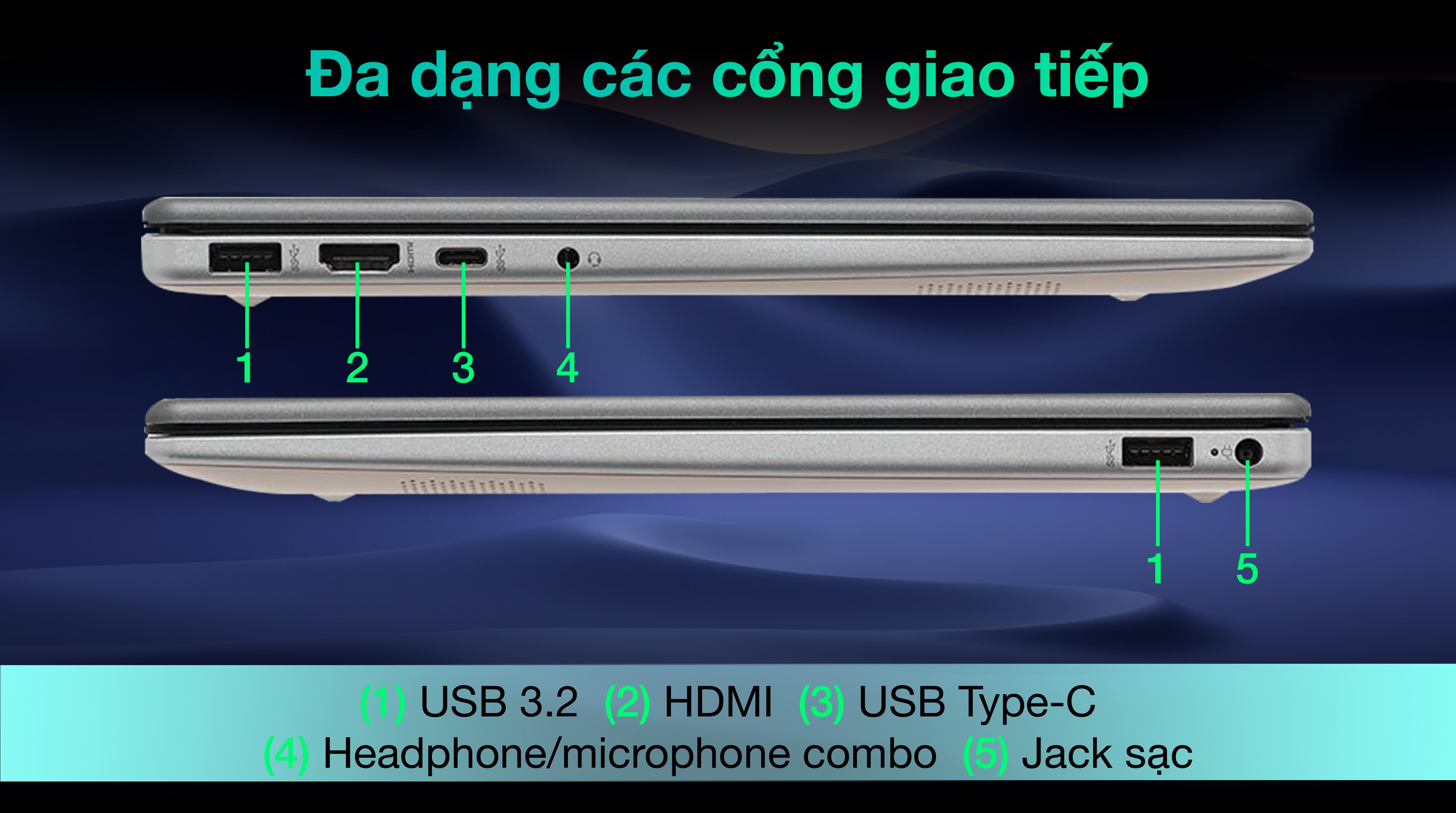 Laptop HP 240 G10 - B73TJAT (i3 1315U, 8GB, 512GB, Full HD, Win11)