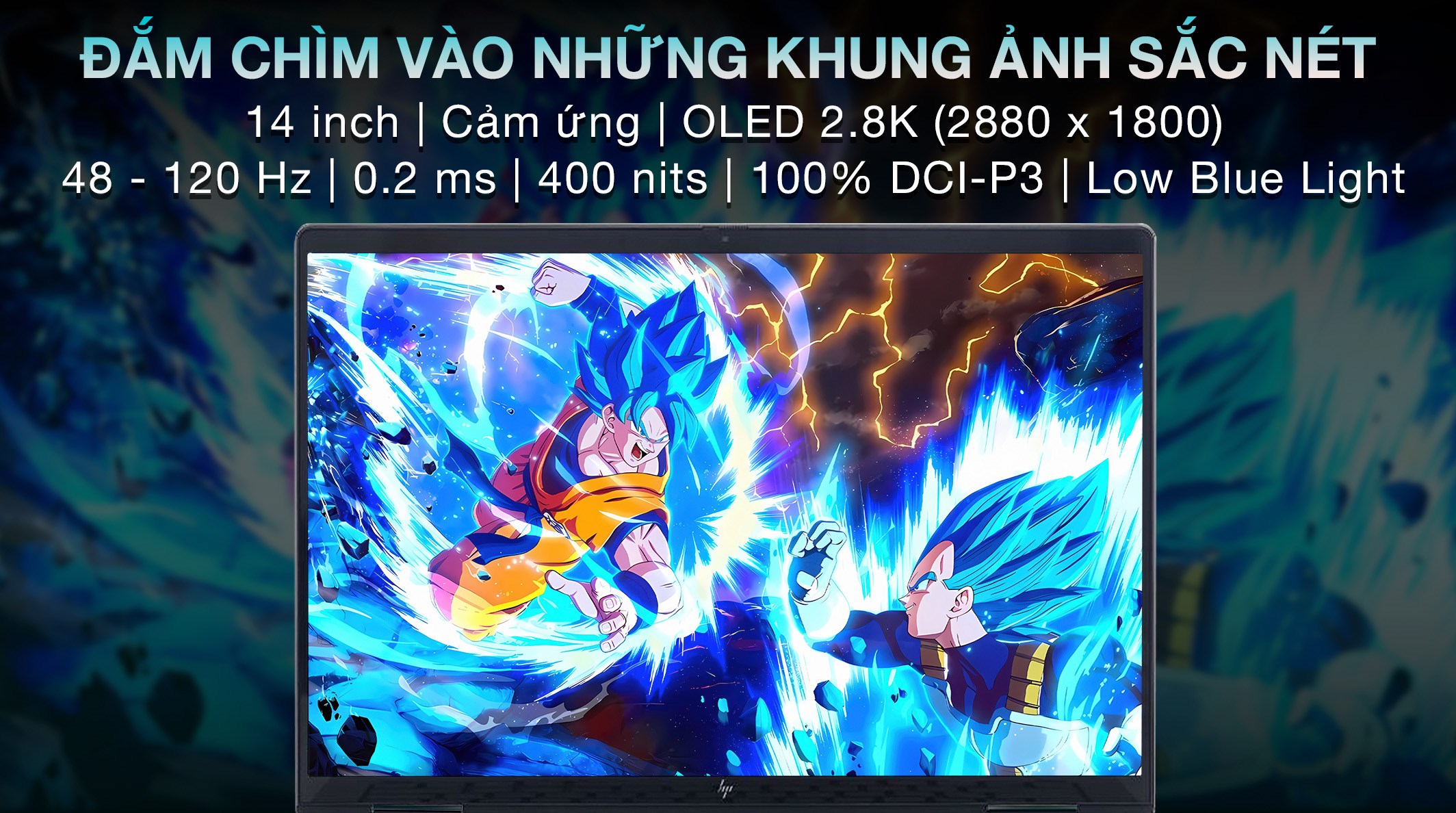 Laptop HP Envy X360 14 fa0047AU - A19BPPA (R7 8840HS, 16GB, 1TB, 2.8K OLED, Cảm ứng, Win11)