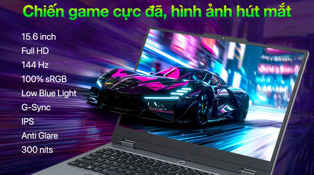 Laptop Lenovo Gaming LOQ 15ARP9 - 83JC00J0VN (R7 7435HS, 24GB, 512GB, RTX 4050 6GB, Full HD 144Hz, Win11)