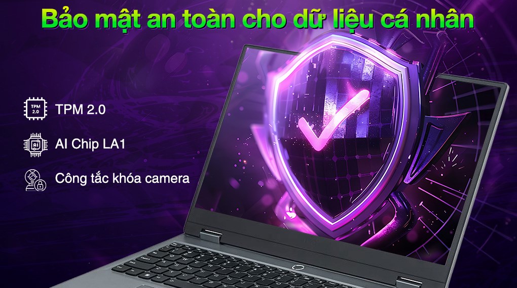 Laptop Lenovo Gaming LOQ 15ARP9 - 83JC00J0VN (R7 7435HS, 24GB, 512GB, RTX 4050 6GB, Full HD 144Hz, Win11)