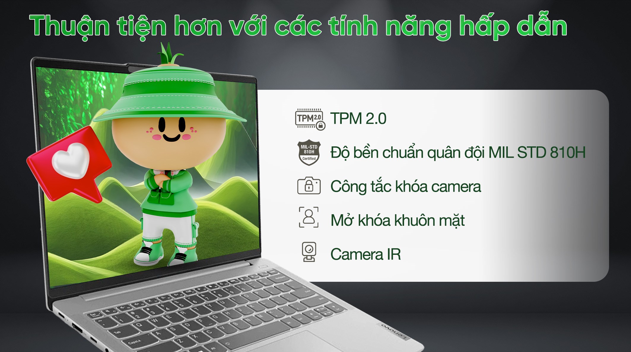 Laptop Lenovo IdeaPad Slim 5 OLED 15ARP10 - 83J3002SVN (R7 7735HS, 32GB, 512GB, WQXGA OLED 165Hz, Win11)