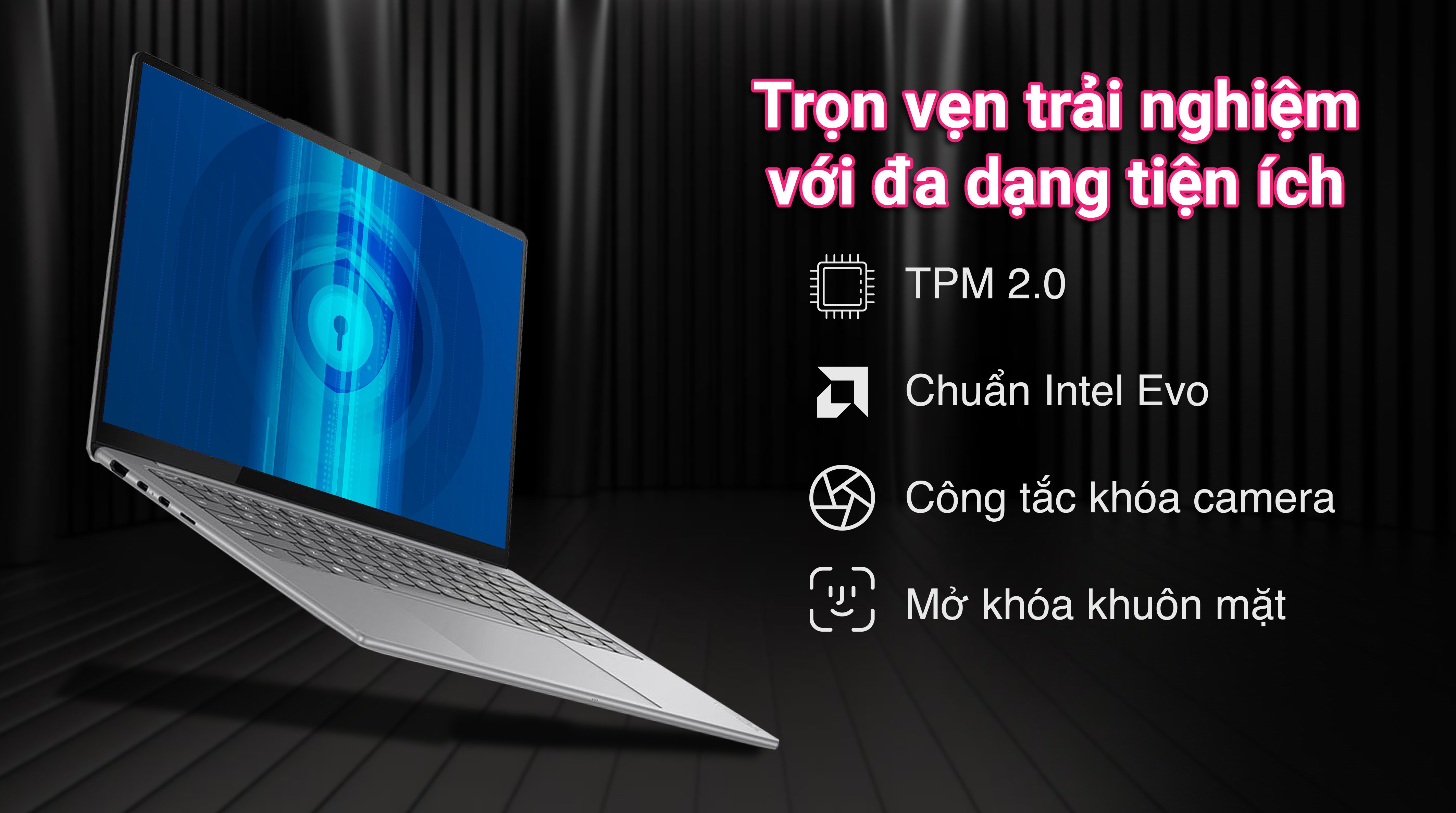 Laptop Lenovo Yoga Slim 7 OLED 14ILL10 - 83JX0037VN (Ultra 7 258V, 32GB, 1TB, 2.8K OLED 120Hz, OfficeH24+365, Win11)