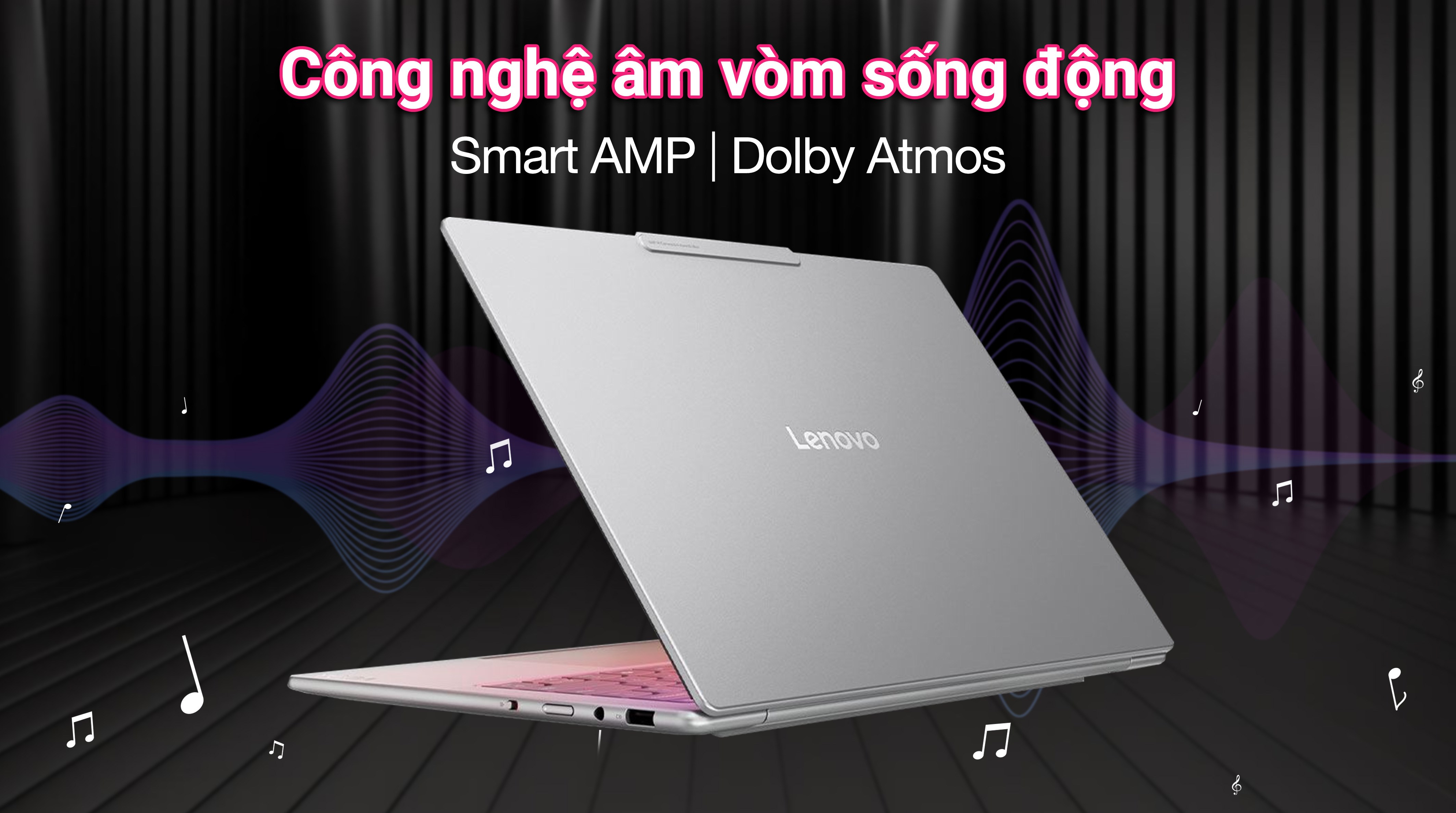 Laptop Lenovo Yoga Slim 7 OLED 14ILL10 - 83JX0037VN (Ultra 7 258V, 32GB, 1TB, 2.8K OLED 120Hz, OfficeH24+365, Win11)